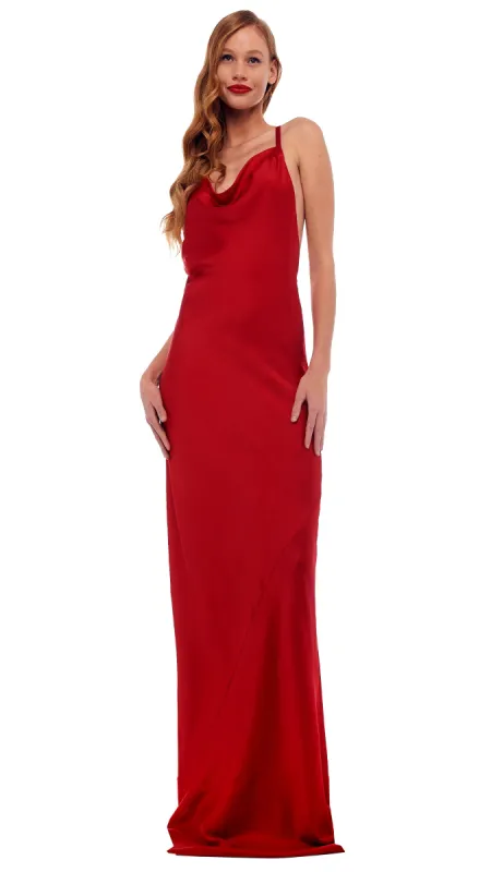 CROSS BACK BIAS GOWN sold by Norma Kamali