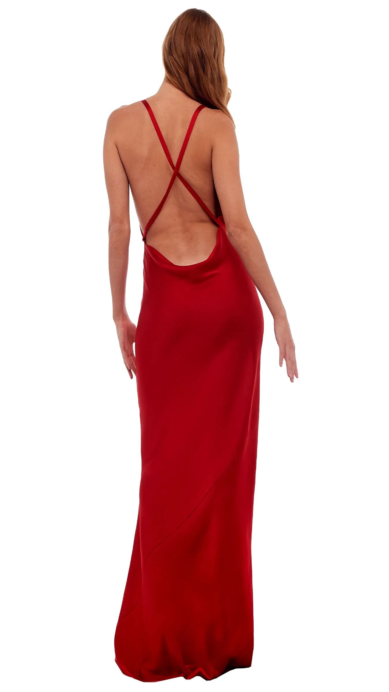 CROSS BACK BIAS GOWN sold by Norma Kamali product image thumbnail 3