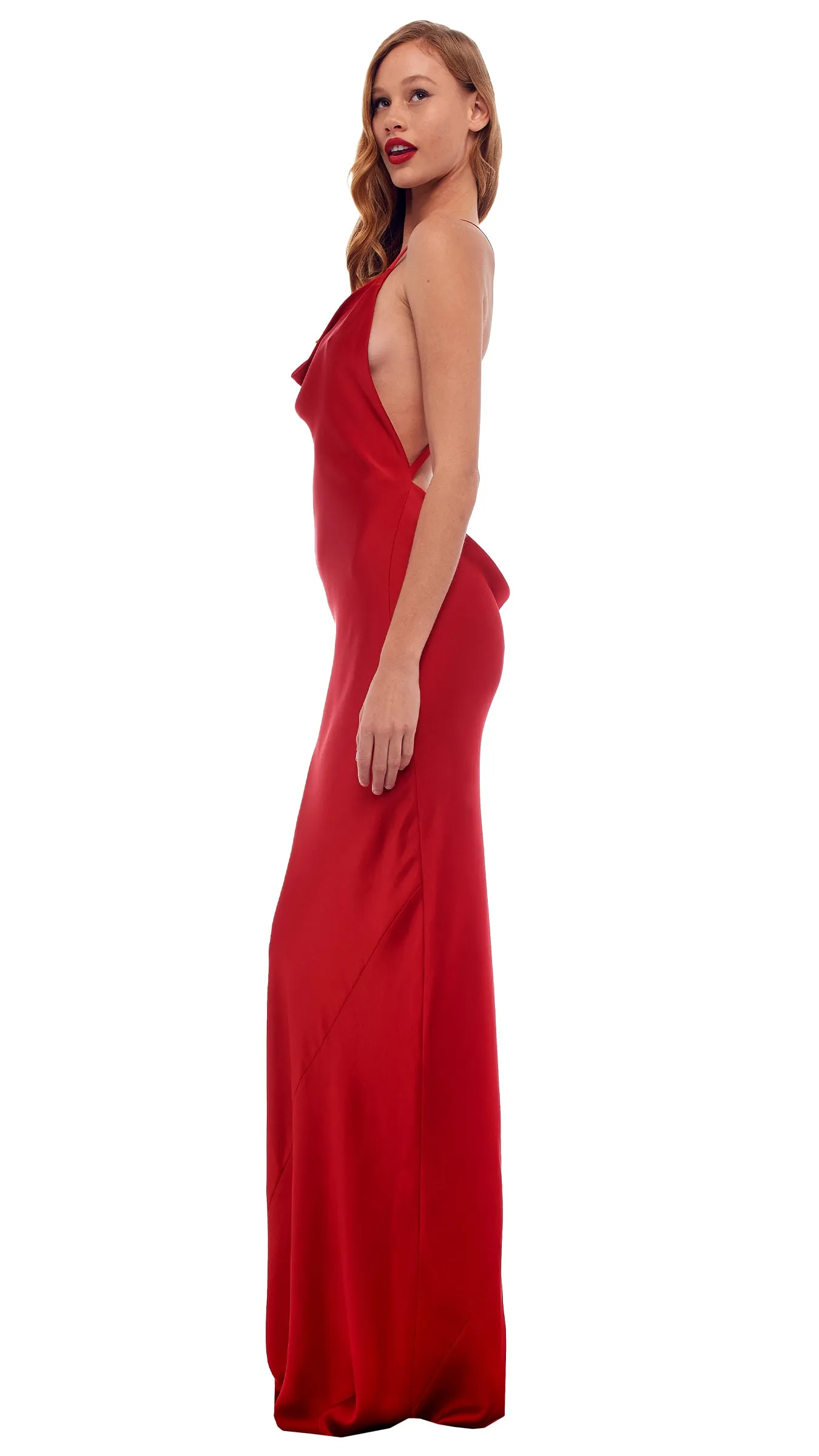 CROSS BACK BIAS GOWN sold by Norma Kamali product image thumbnail 2