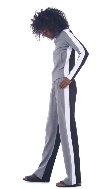 SIDE STRIPE BF SWEATPANT sold by Norma Kamali