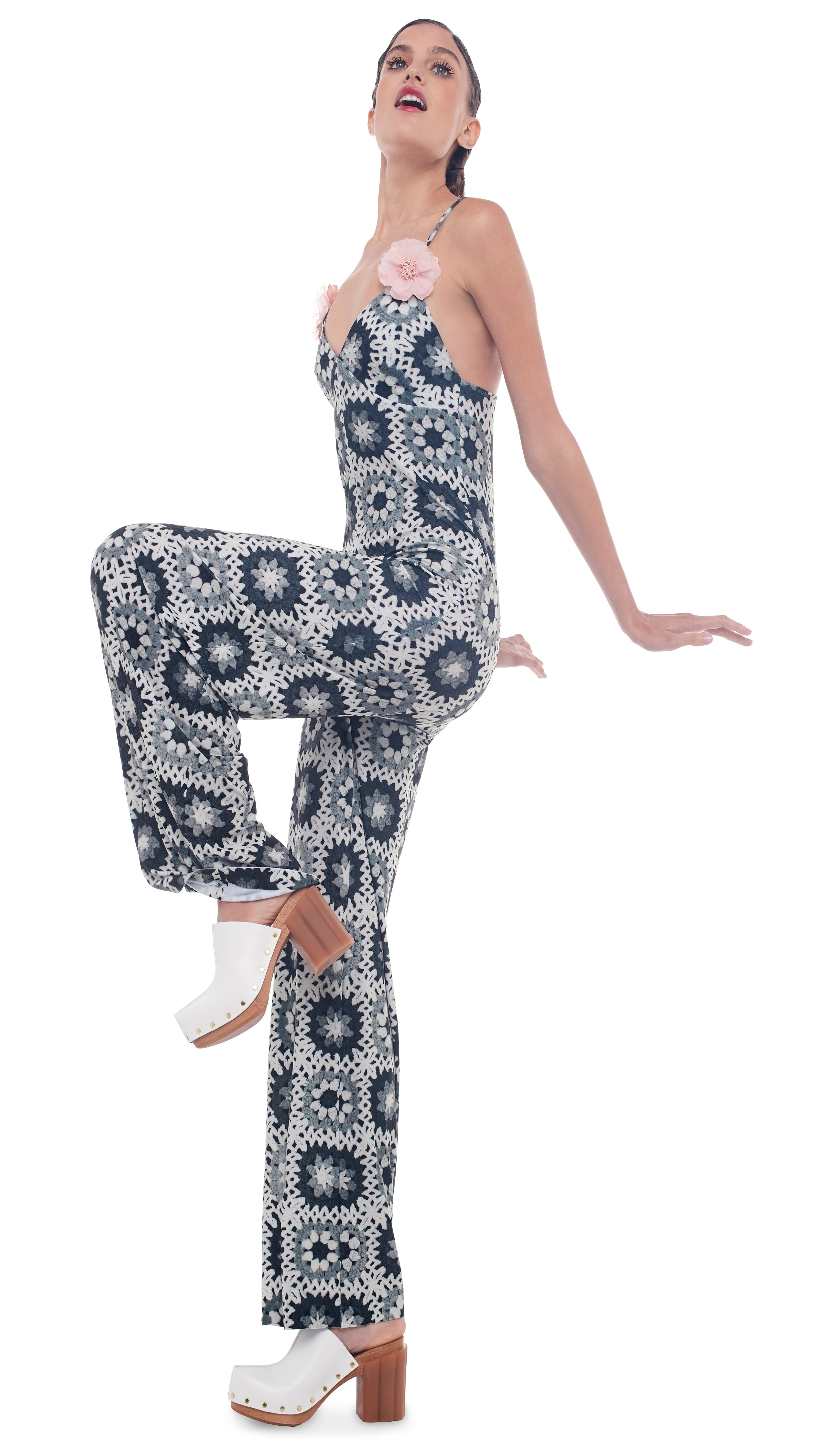 SLIP JUMPSUIT sold by Norma Kamali product image thumbnail 5