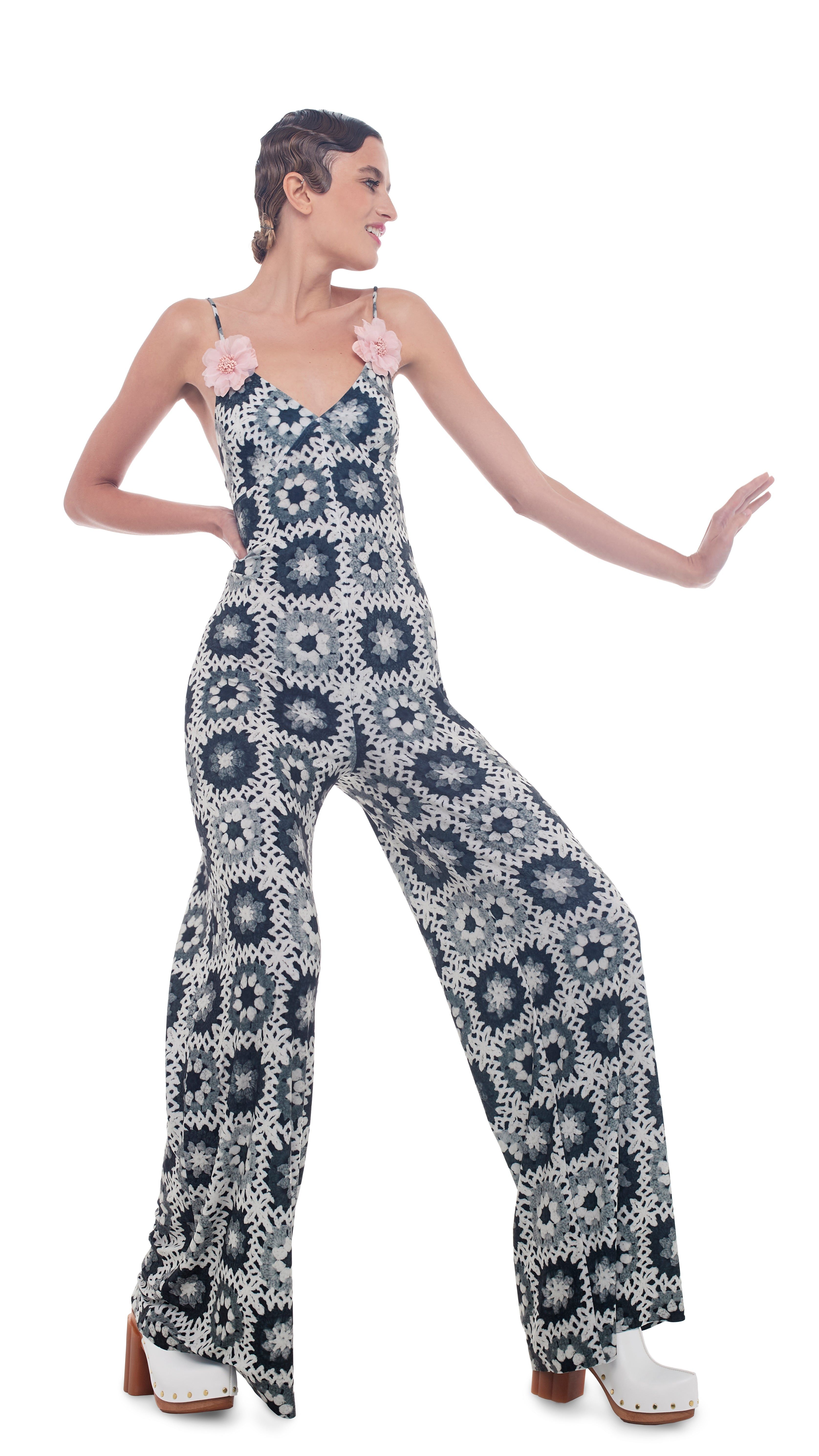 SLIP JUMPSUIT sold by Norma Kamali product image thumbnail 4