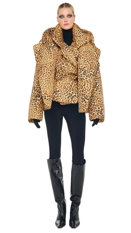 HOODED SLEEPING BAG COAT SHORT sold by Norma Kamali