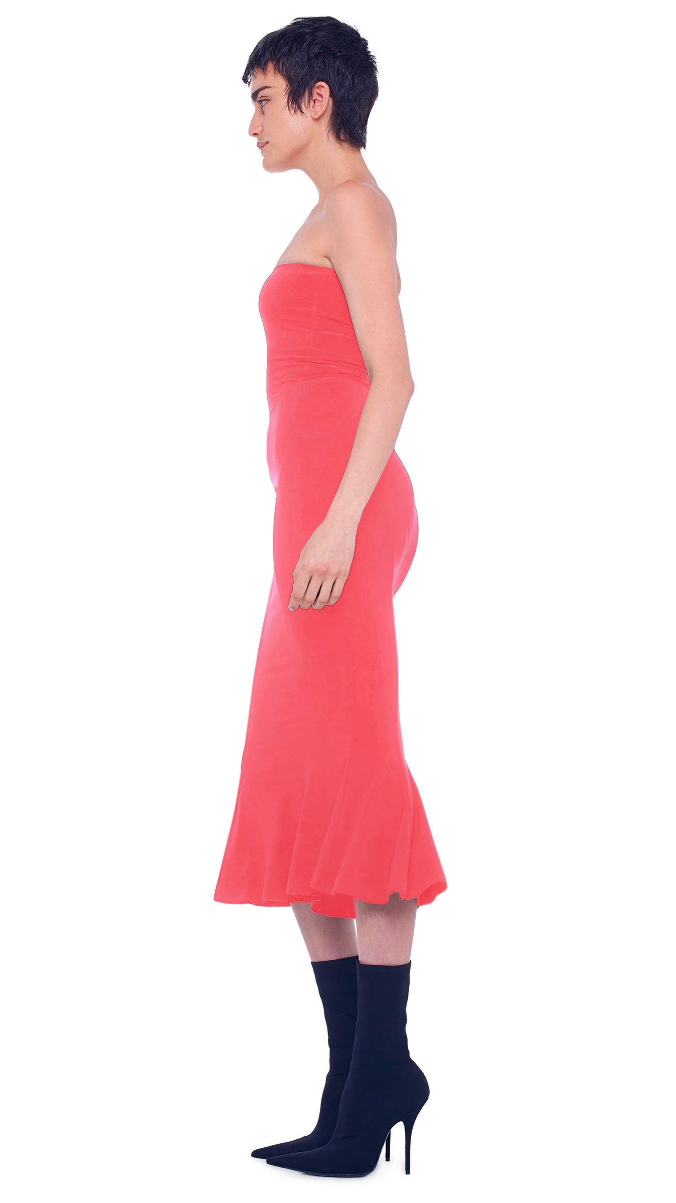 STRAPLESS FISHTAIL DRESS sold by Norma Kamali product image thumbnail 2