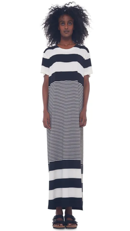 SPLICED BOXY DRESS made by Norma Kamali