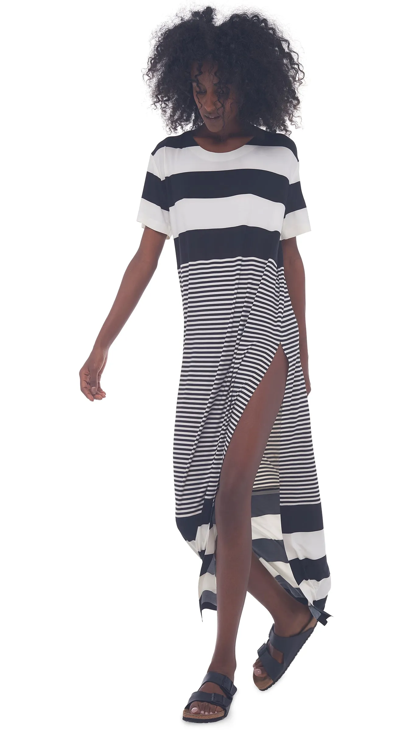 SPLICED BOXY DRESS sold by Norma Kamali product image thumbnail 5