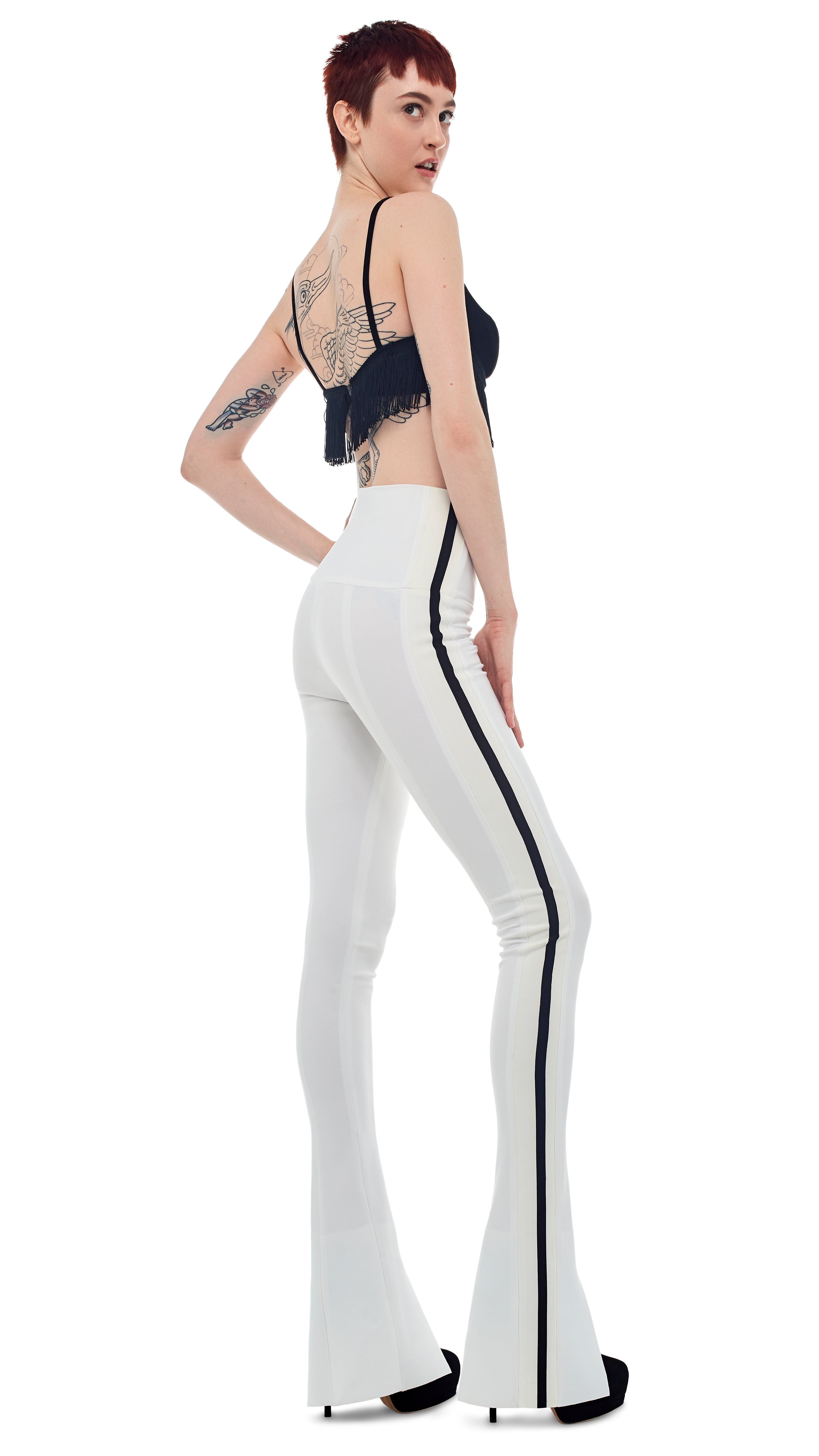 SIDE STRIPE SPAT LEGGING sold by Norma Kamali product image thumbnail 4