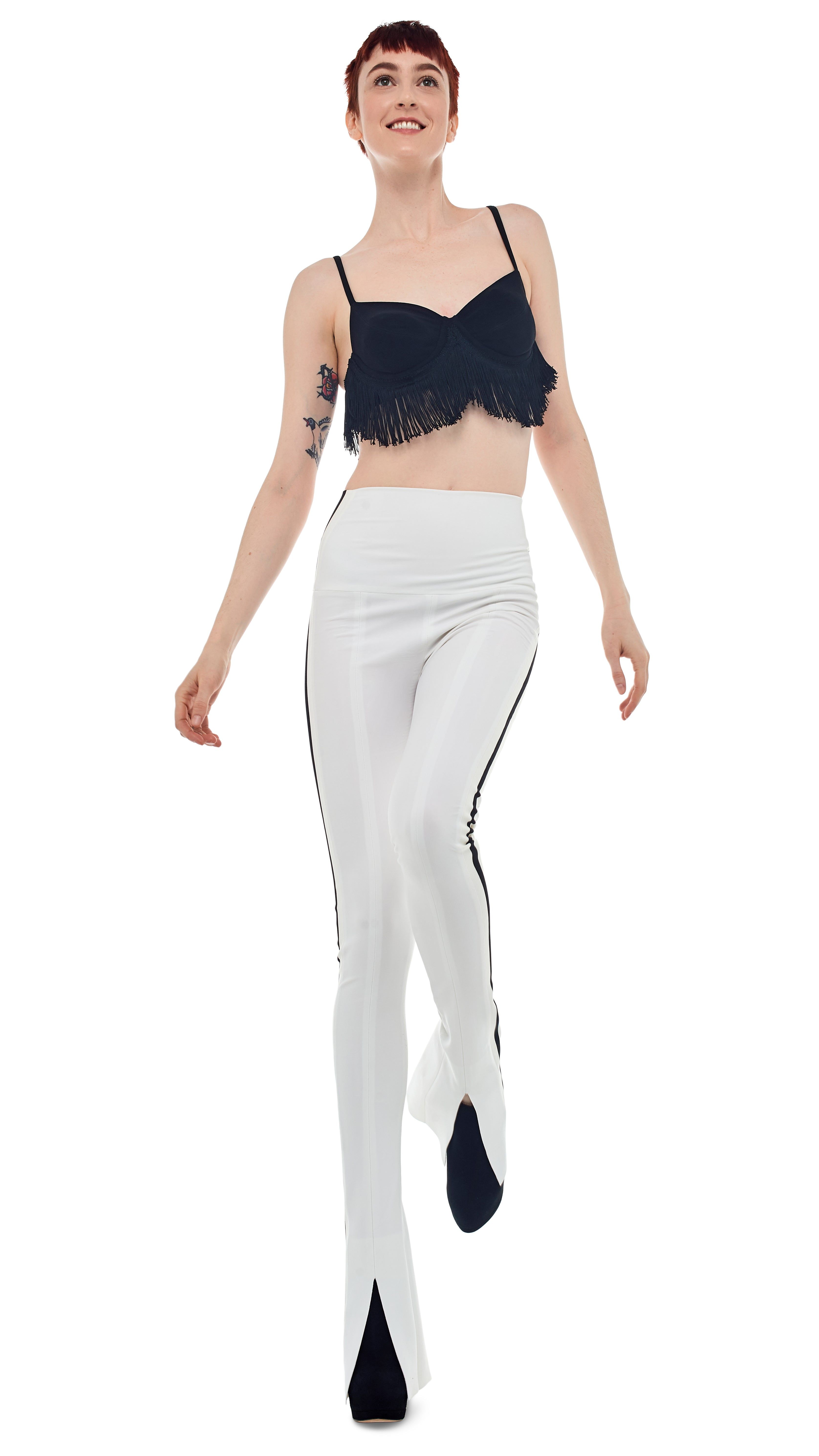 SIDE STRIPE SPAT LEGGING sold by Norma Kamali product image thumbnail 6