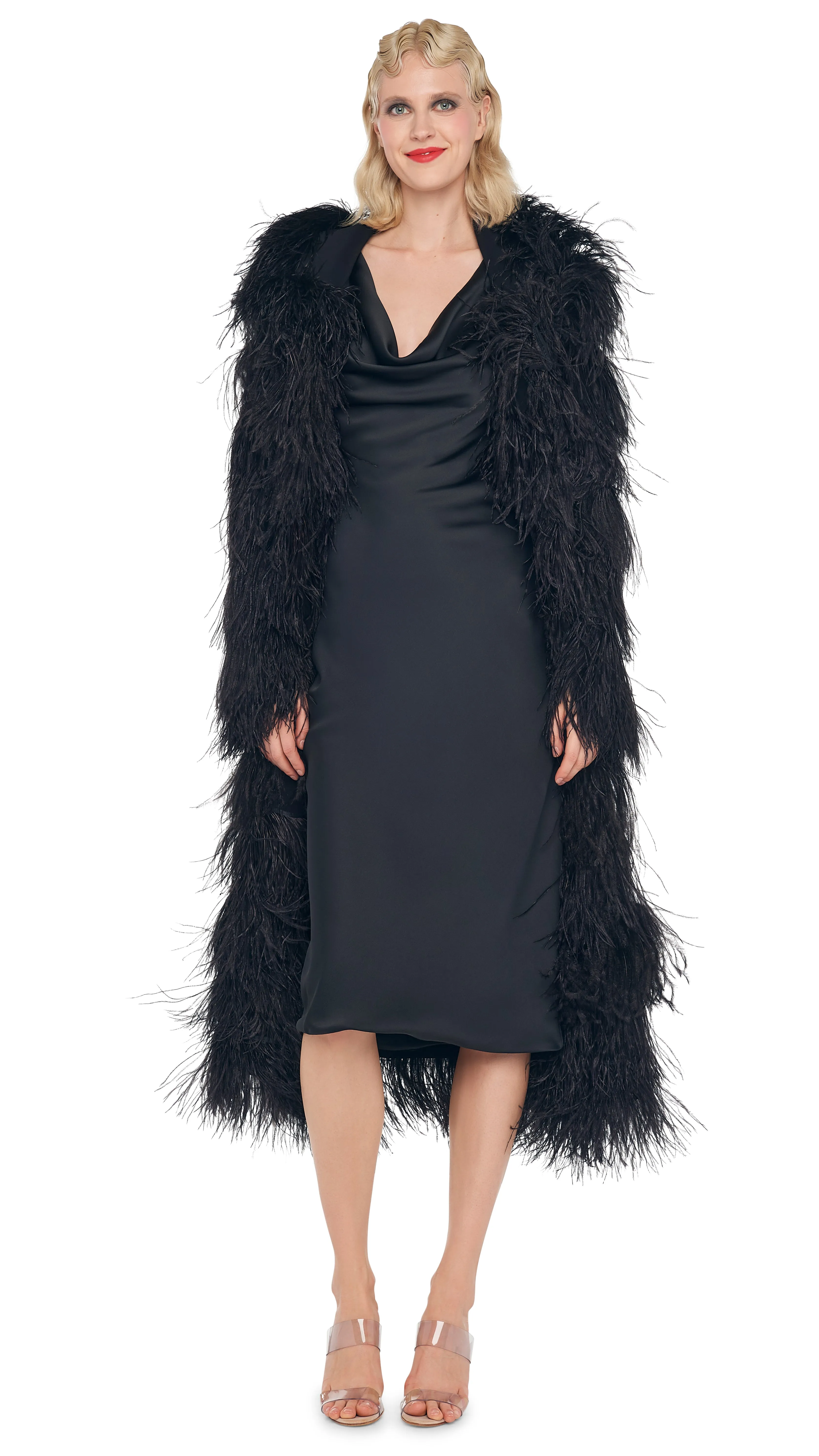 ALL OVER FEATHER JACKET sold by Norma Kamali