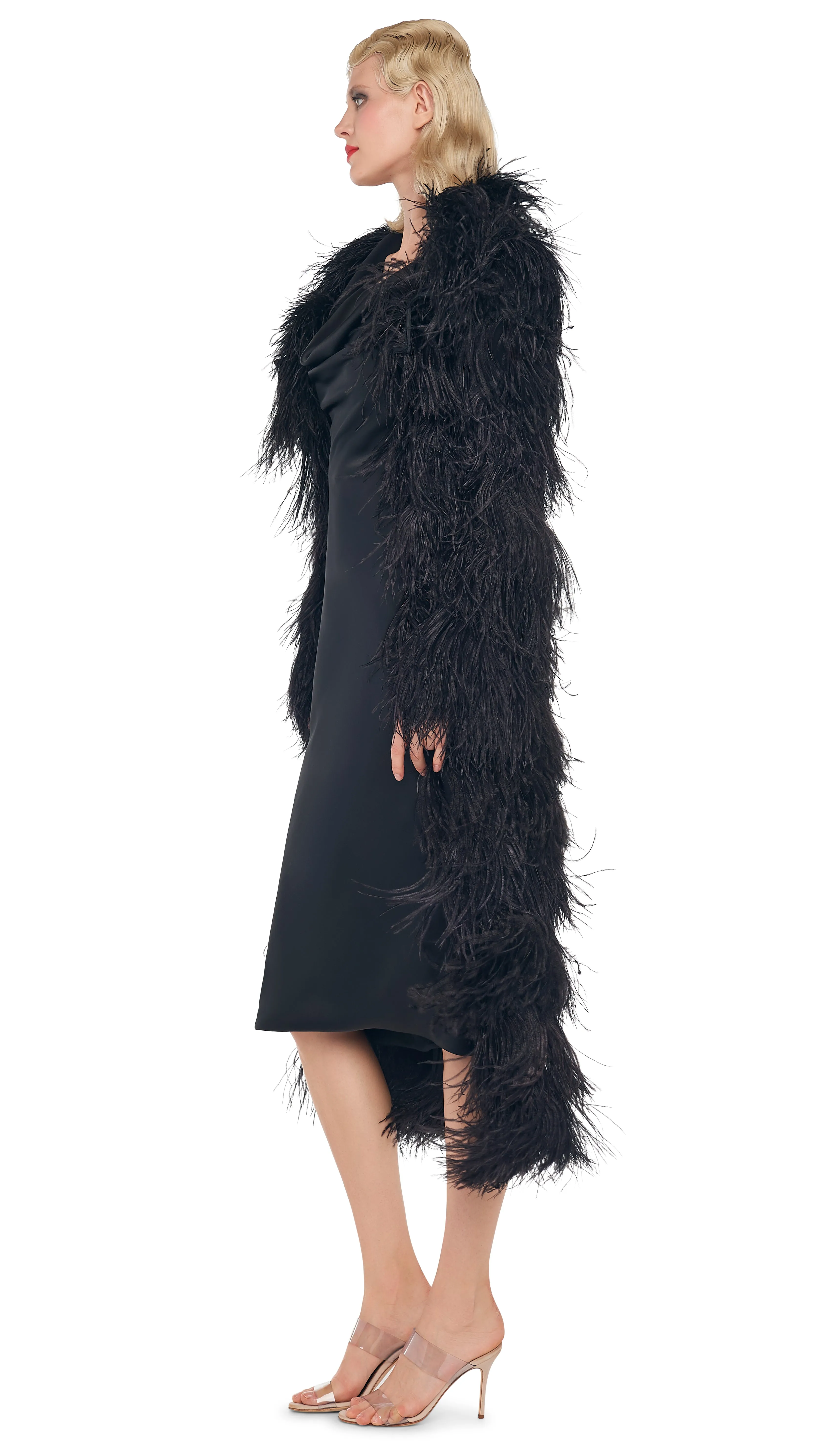 ALL OVER FEATHER JACKET sold by Norma Kamali product image thumbnail 2