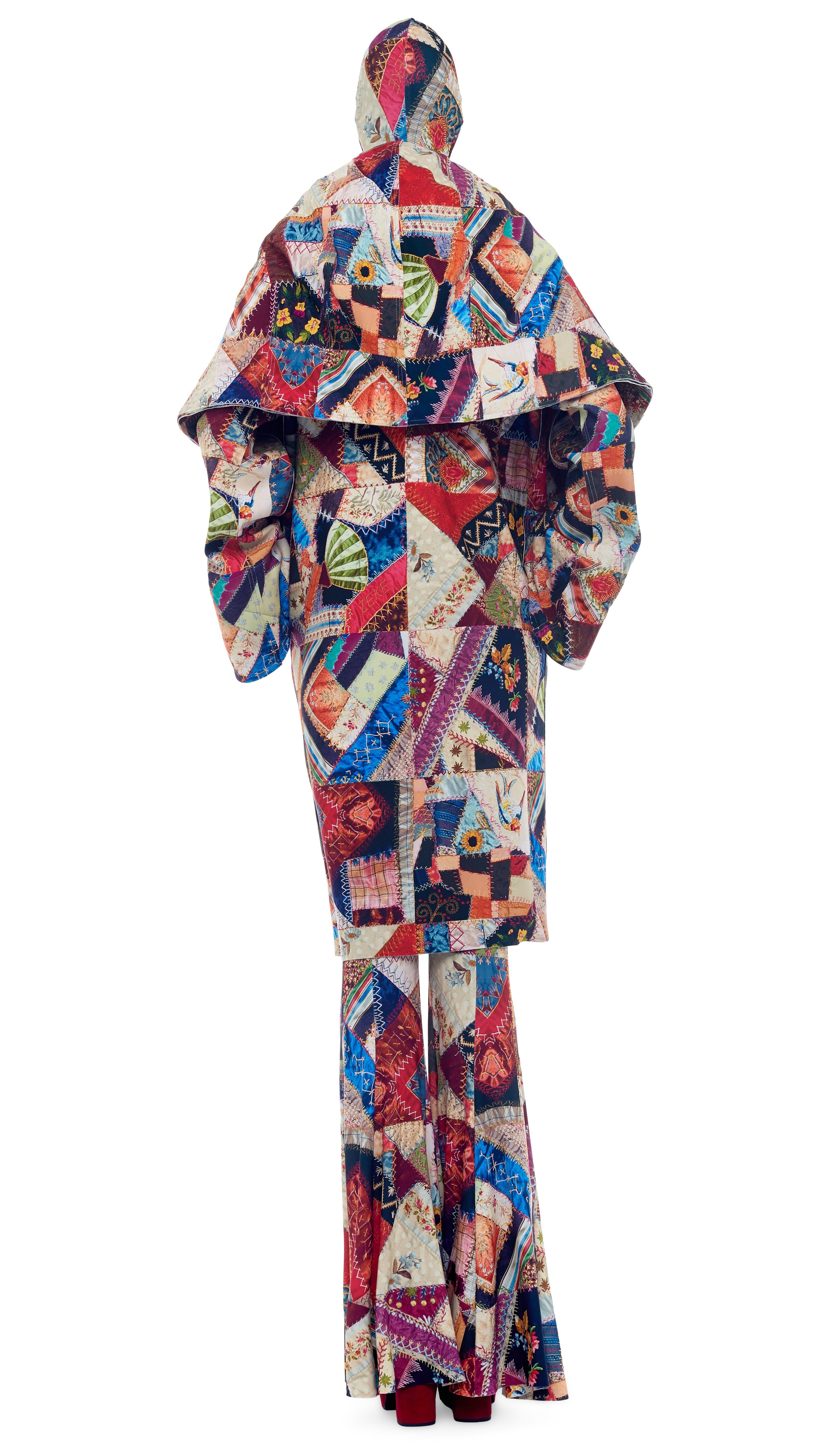 BONDED SHAWL COLLAR COAT sold by Norma Kamali product image thumbnail 3