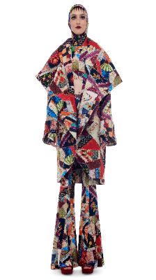 BONDED SHAWL COLLAR COAT sold by Norma Kamali