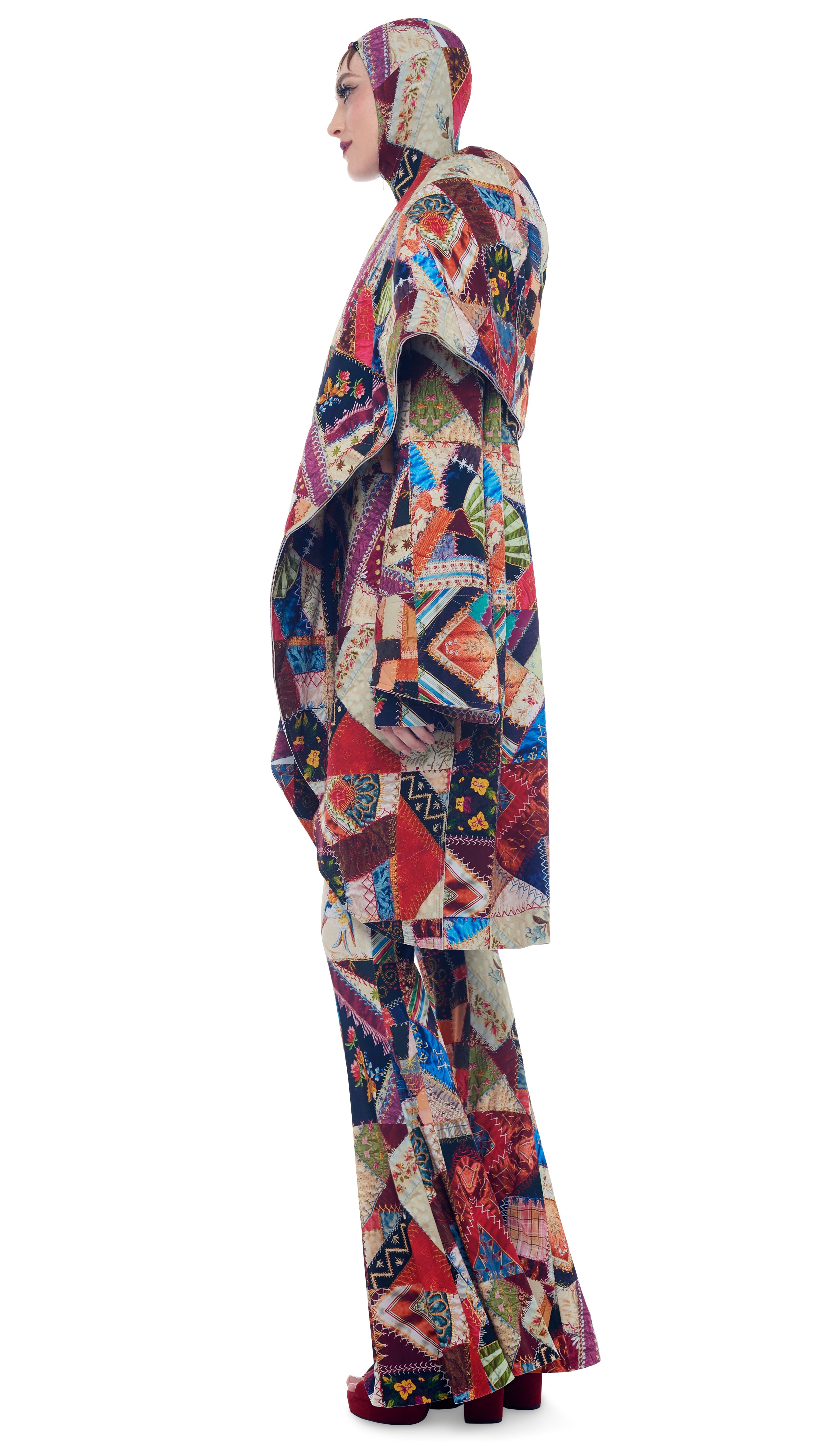 BONDED SHAWL COLLAR COAT sold by Norma Kamali product image thumbnail 2