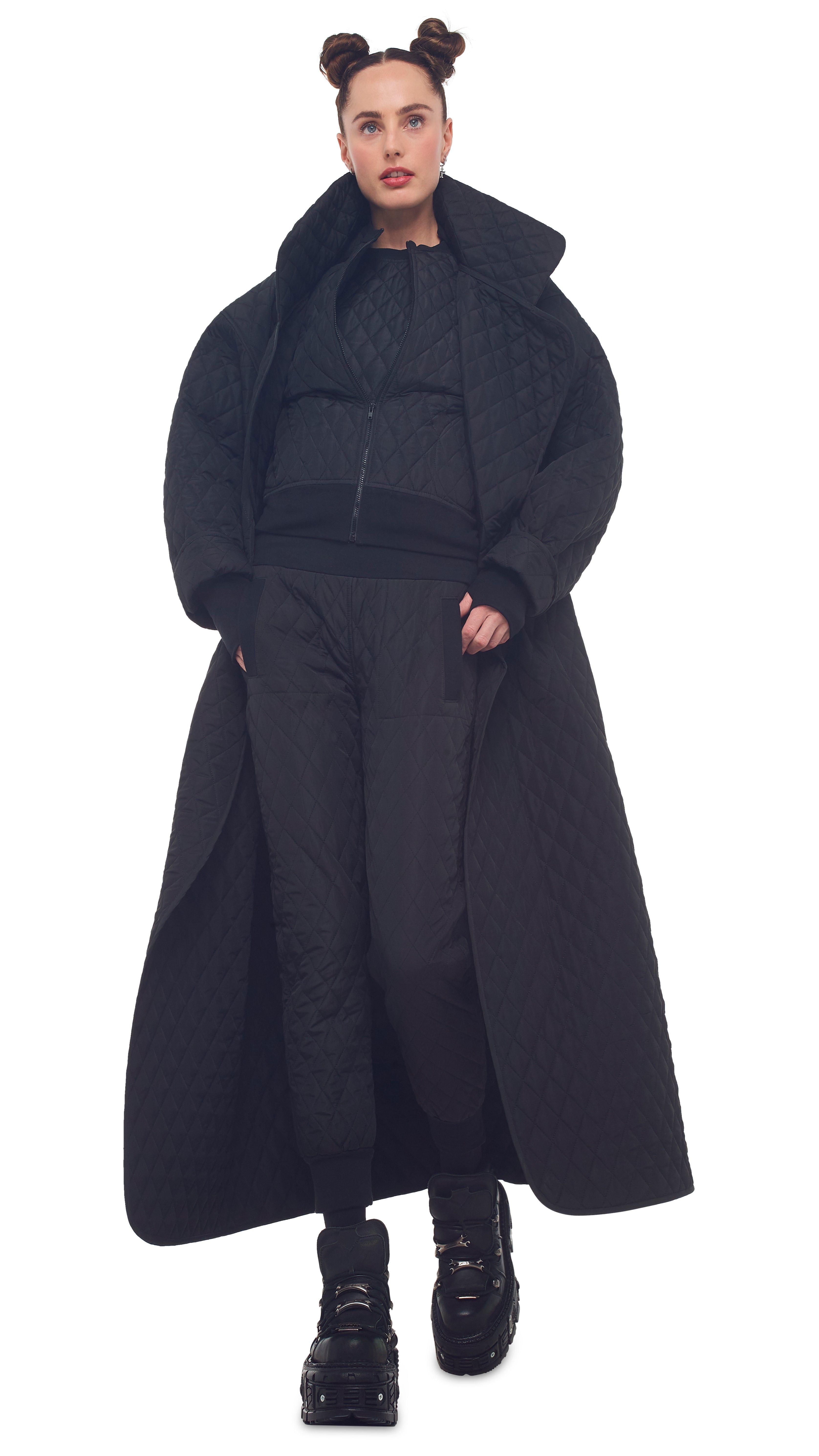 QUILTED SLEEPING BAG COAT sold by Norma Kamali product image thumbnail 4