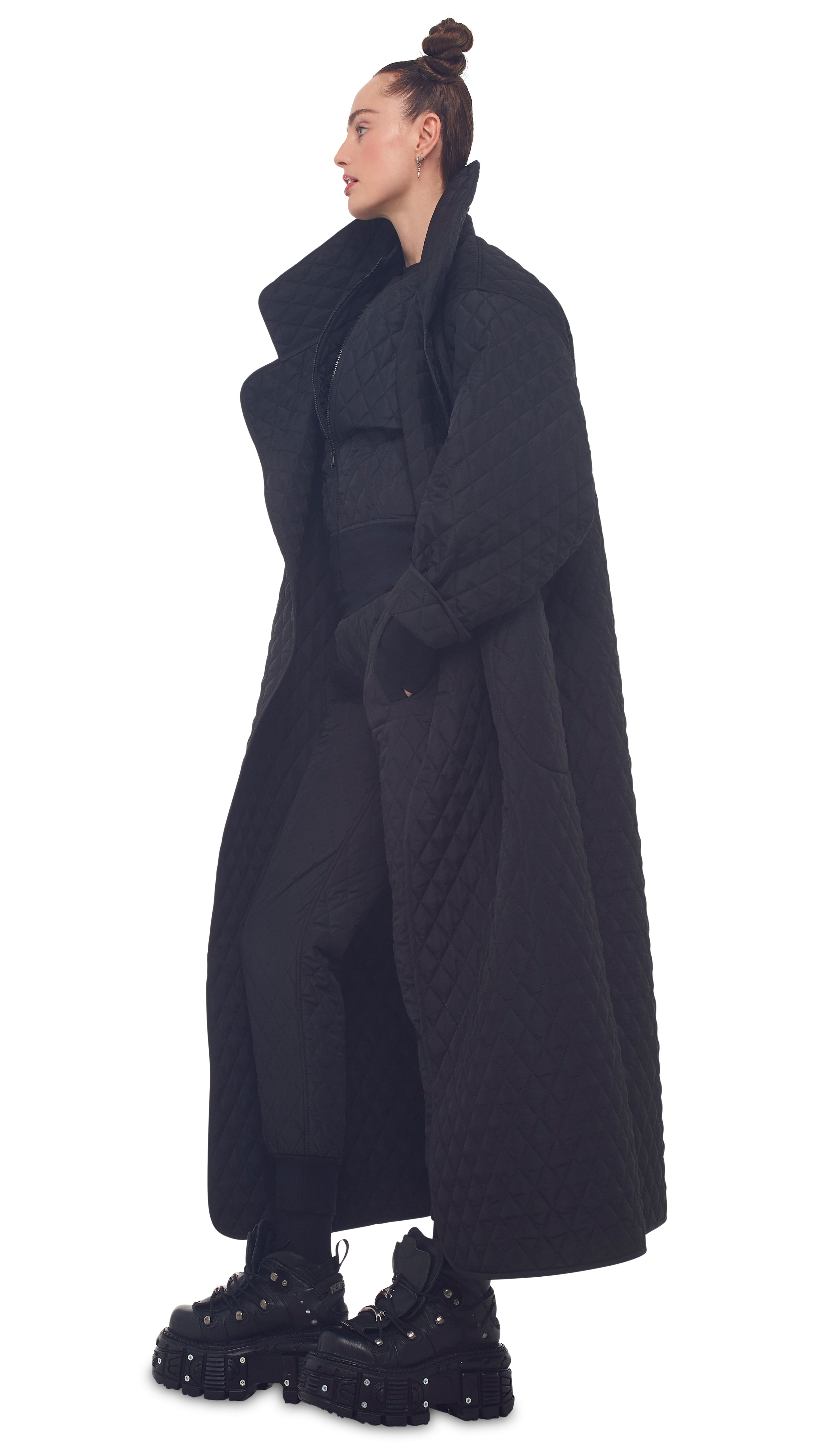 QUILTED SLEEPING BAG COAT sold by Norma Kamali product image thumbnail 5
