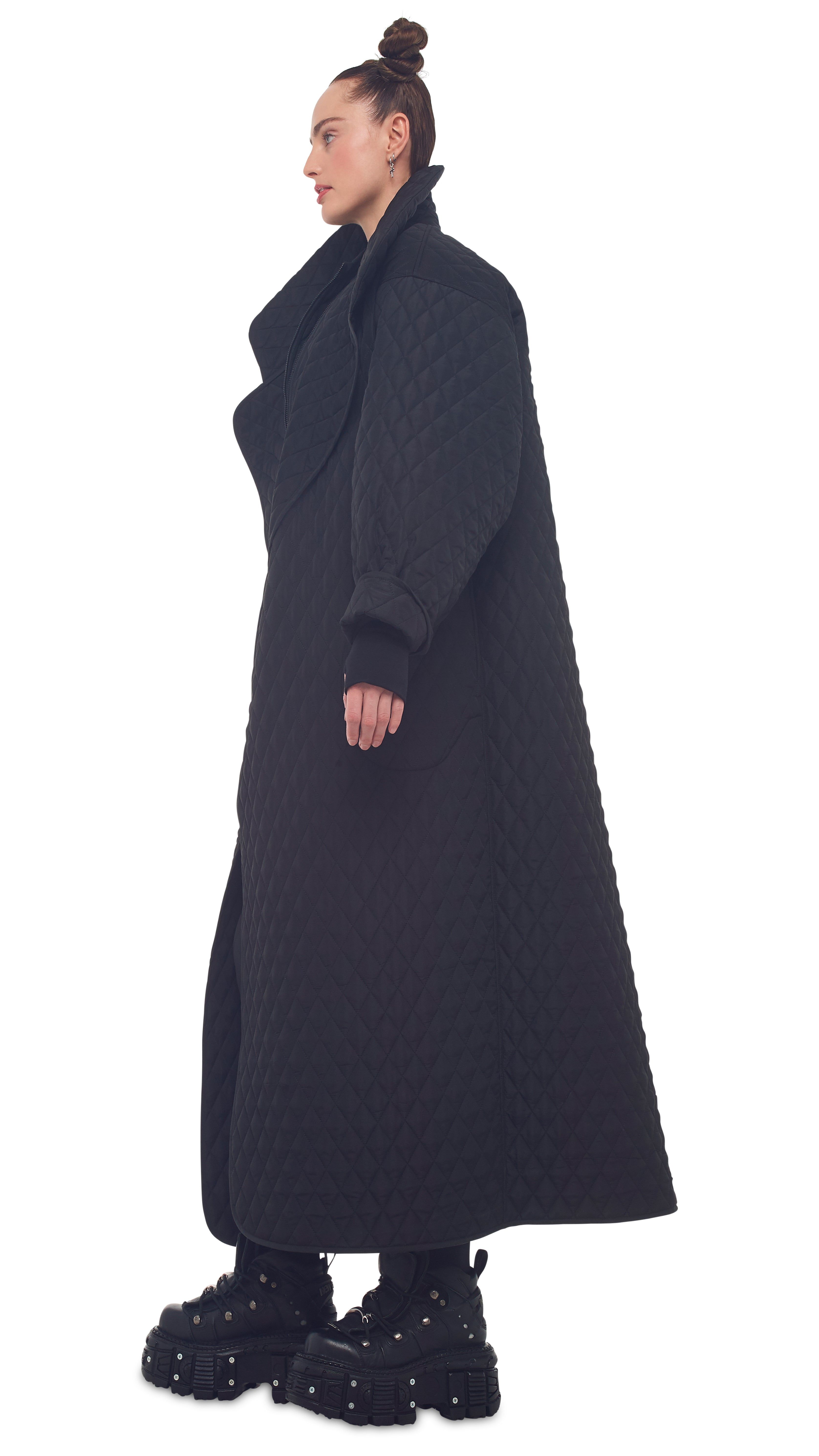 QUILTED SLEEPING BAG COAT sold by Norma Kamali product image thumbnail 2