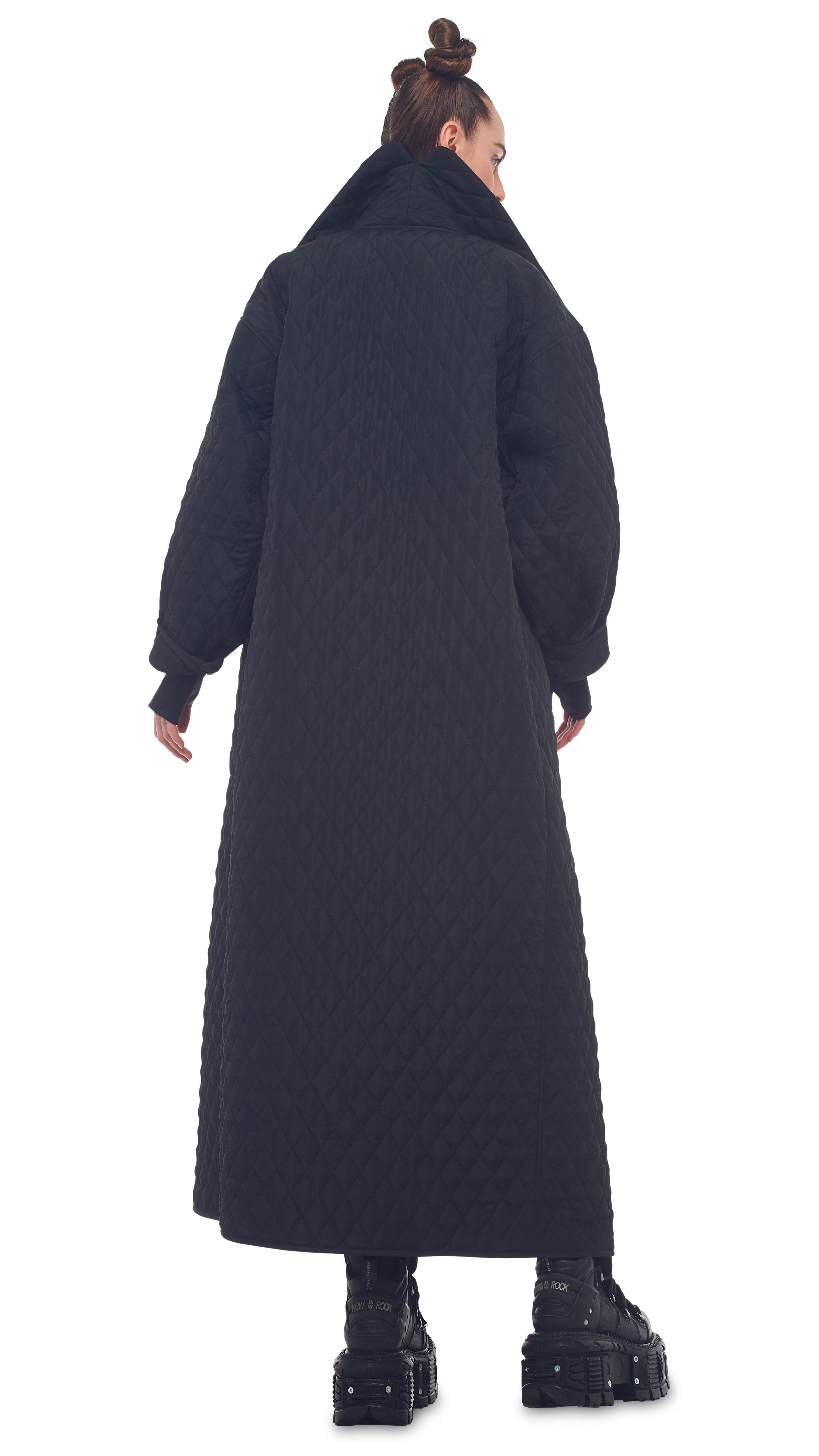QUILTED SLEEPING BAG COAT sold by Norma Kamali product image thumbnail 3