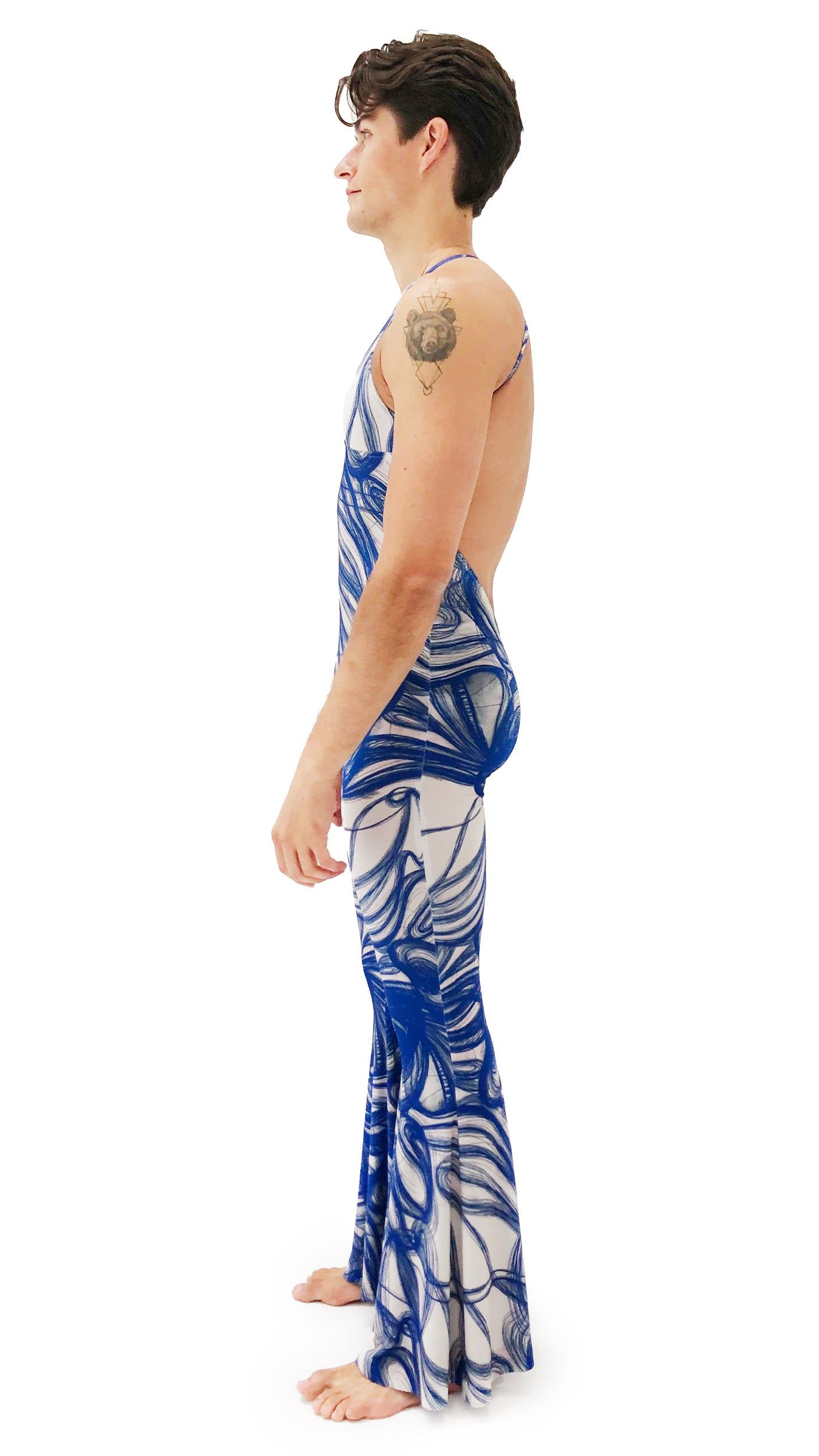 LOW BACK FISHTAIL JUMPSUIT sold by Norma Kamali product image thumbnail 7