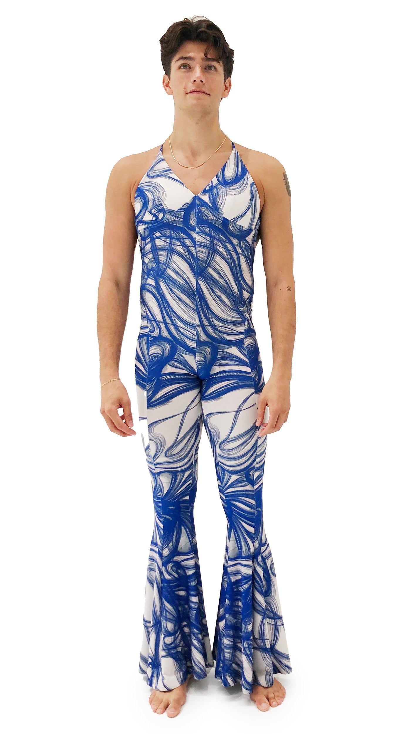 LOW BACK FISHTAIL JUMPSUIT sold by Norma Kamali product image thumbnail 6