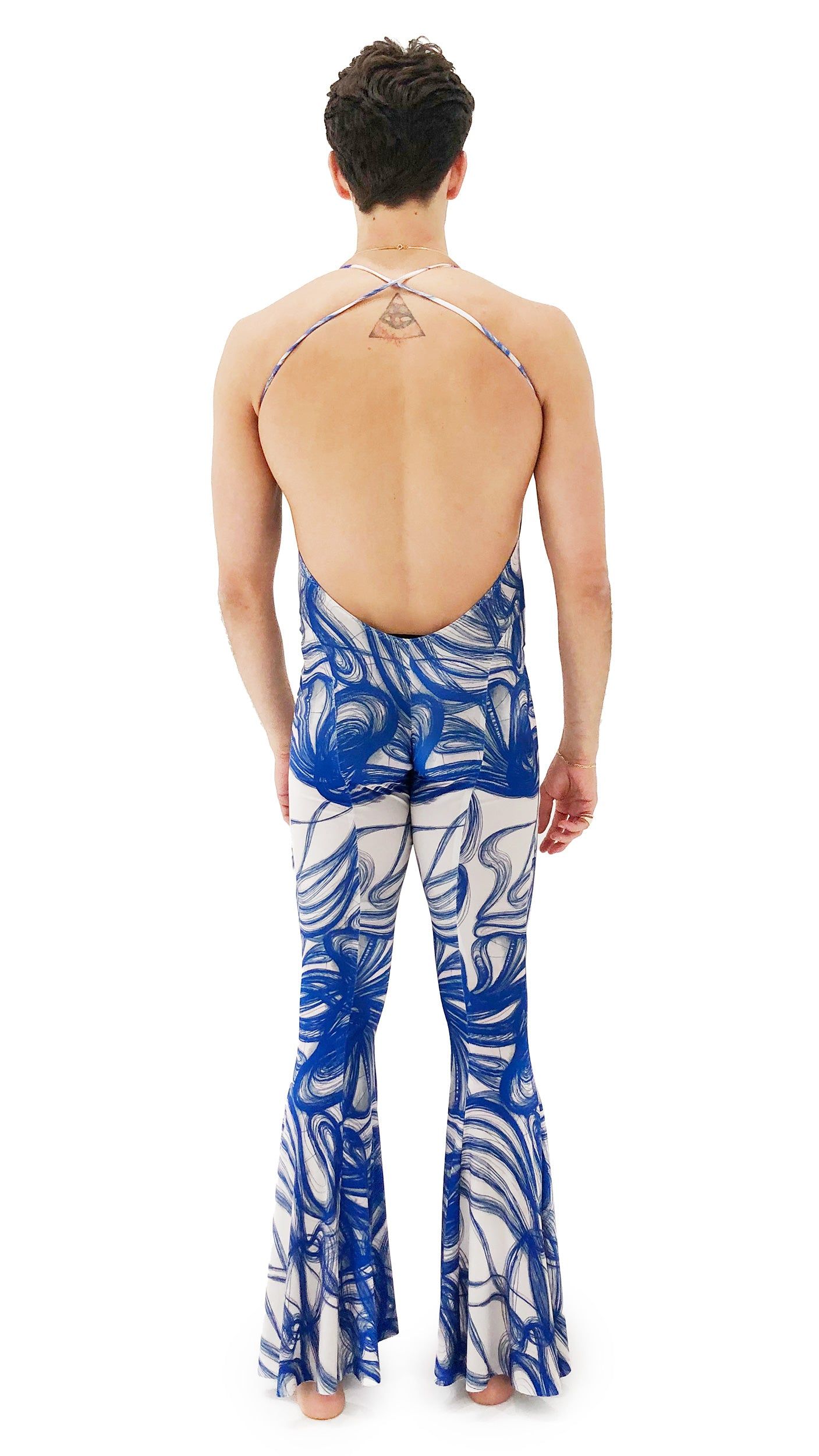 LOW BACK FISHTAIL JUMPSUIT sold by Norma Kamali product image thumbnail 8