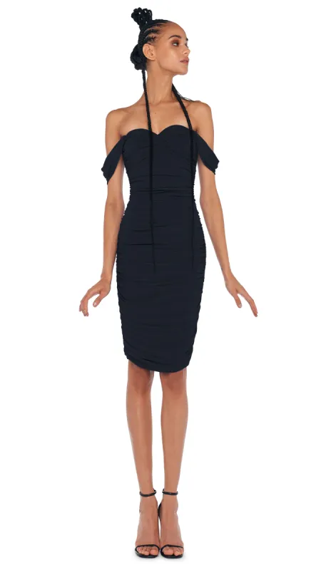 WALTER DRESS WITH WINGLET SLEEVES sold by Norma Kamali