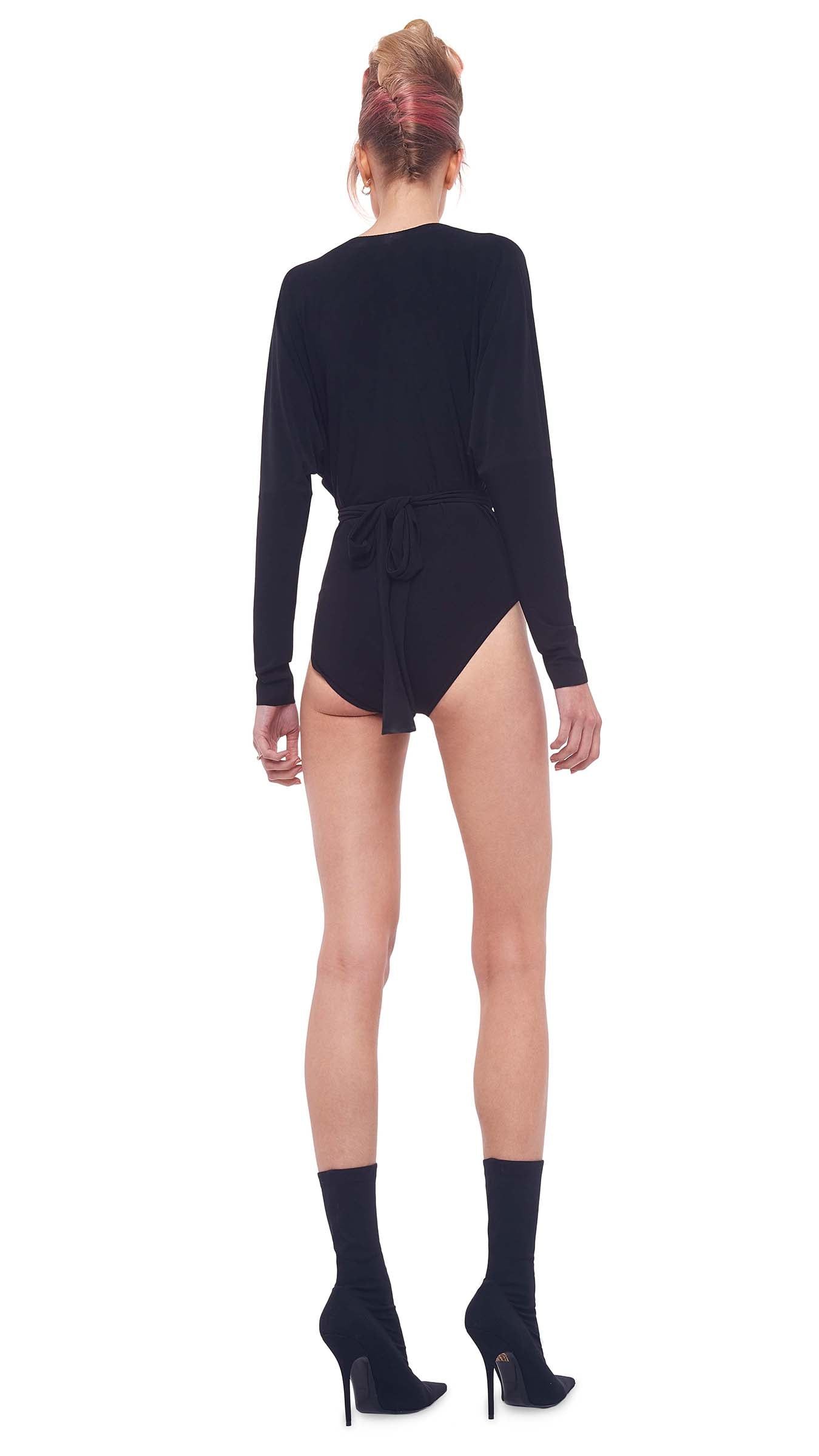 DOLMAN WRAP BODYSUIT sold by Norma Kamali product image thumbnail 3