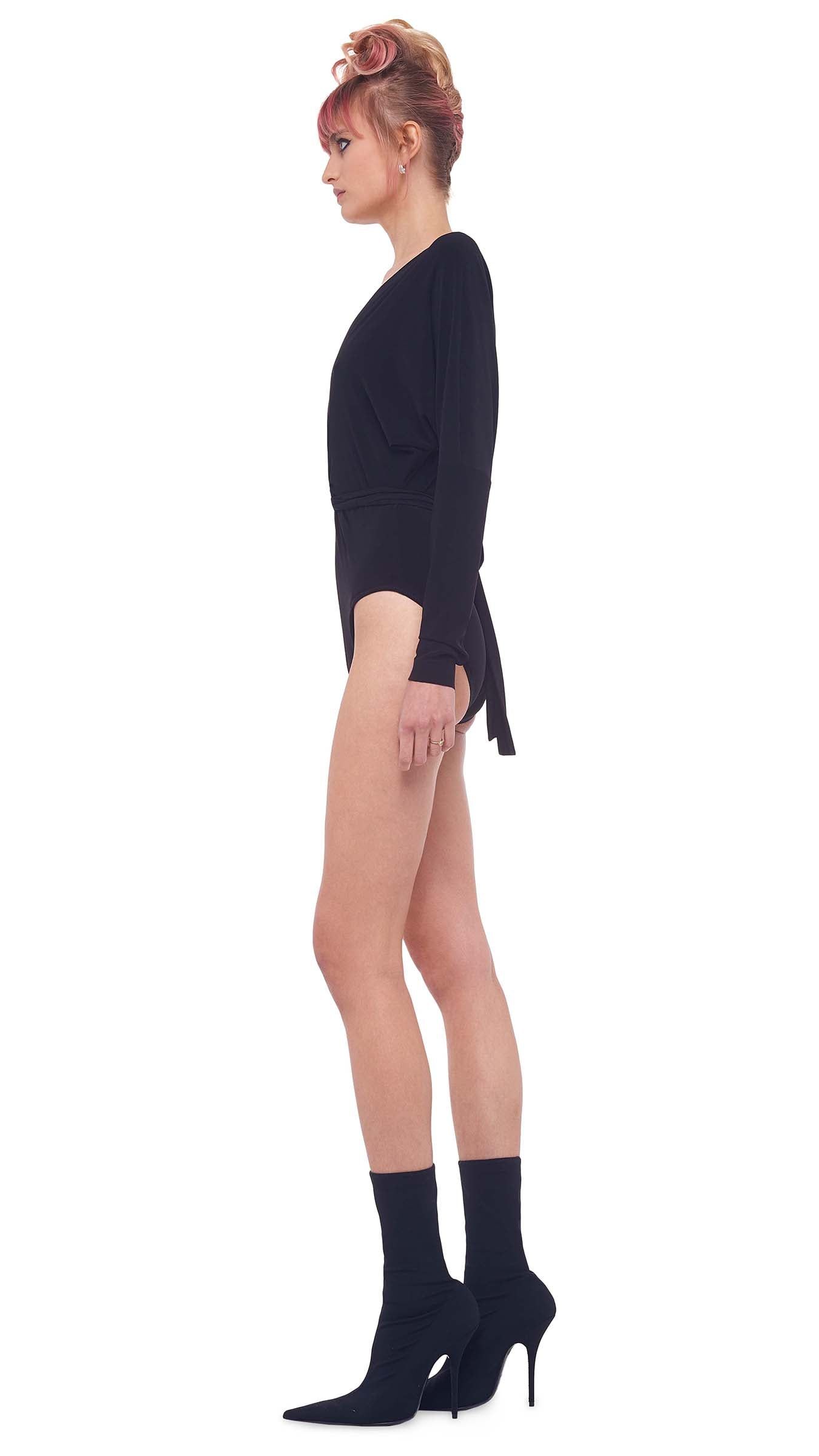 DOLMAN WRAP BODYSUIT sold by Norma Kamali product image thumbnail 2
