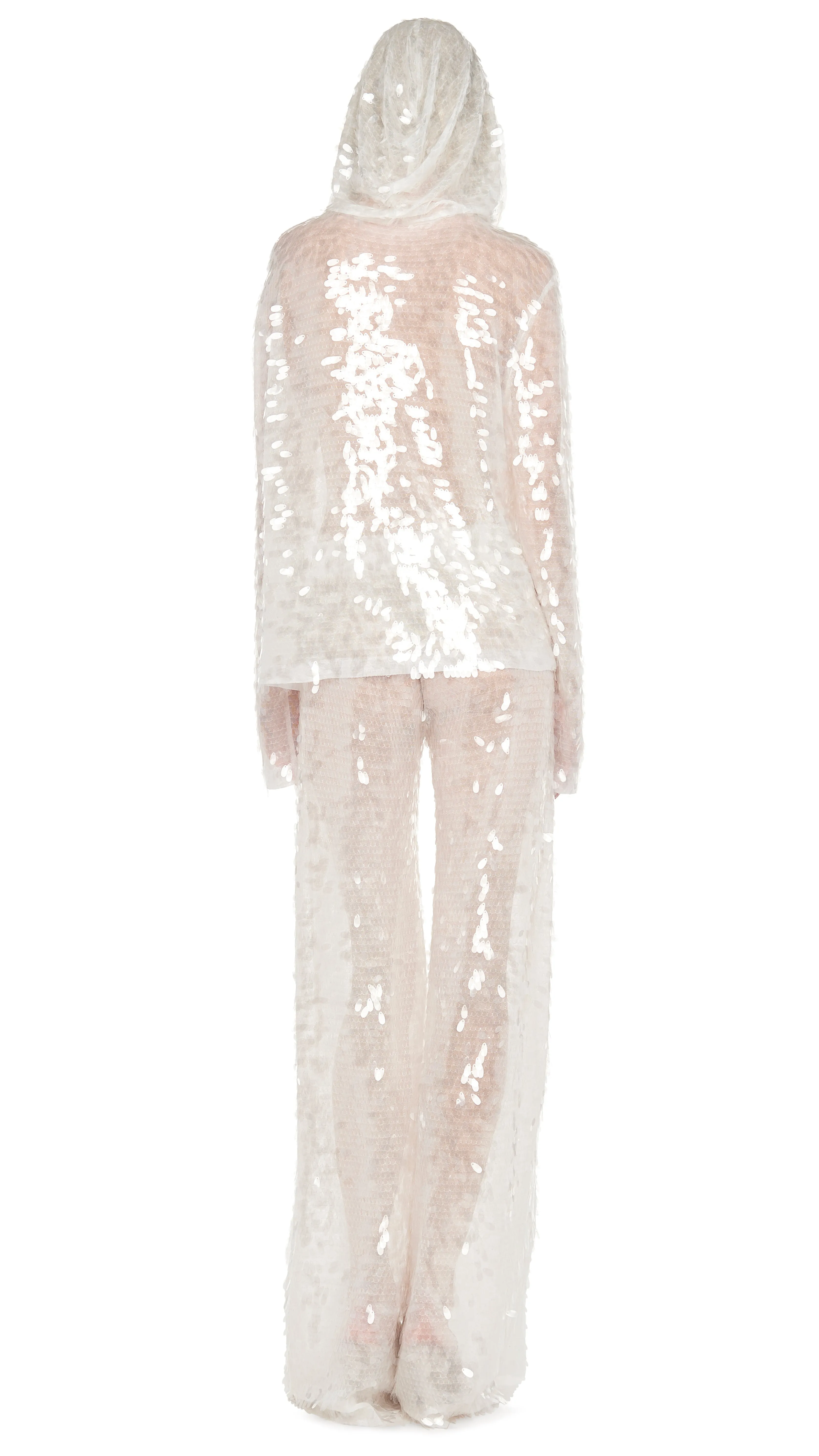 BF LONG SLEEVE HOODED TOP sold by Norma Kamali product image thumbnail 3