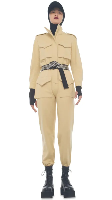 TURTLE CARGO JUMPSUIT sold by Norma Kamali