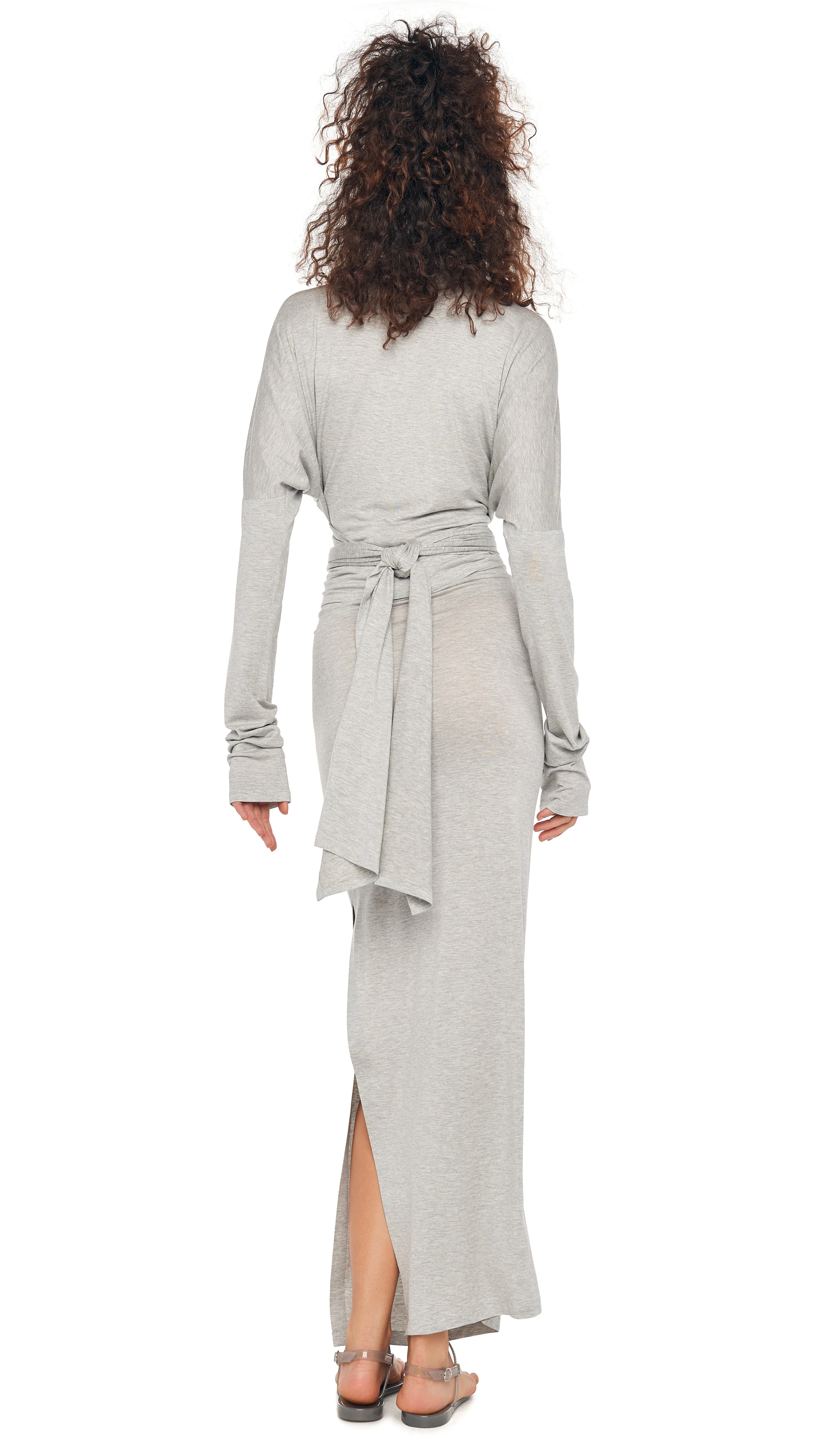 LONG SLEEVE DOLMAN WRAP TOP sold by Norma Kamali product image thumbnail 3