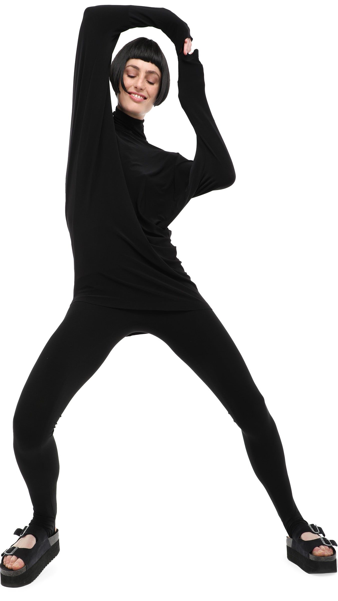 TURTLE DOLMAN TOP sold by Norma Kamali product image thumbnail 4