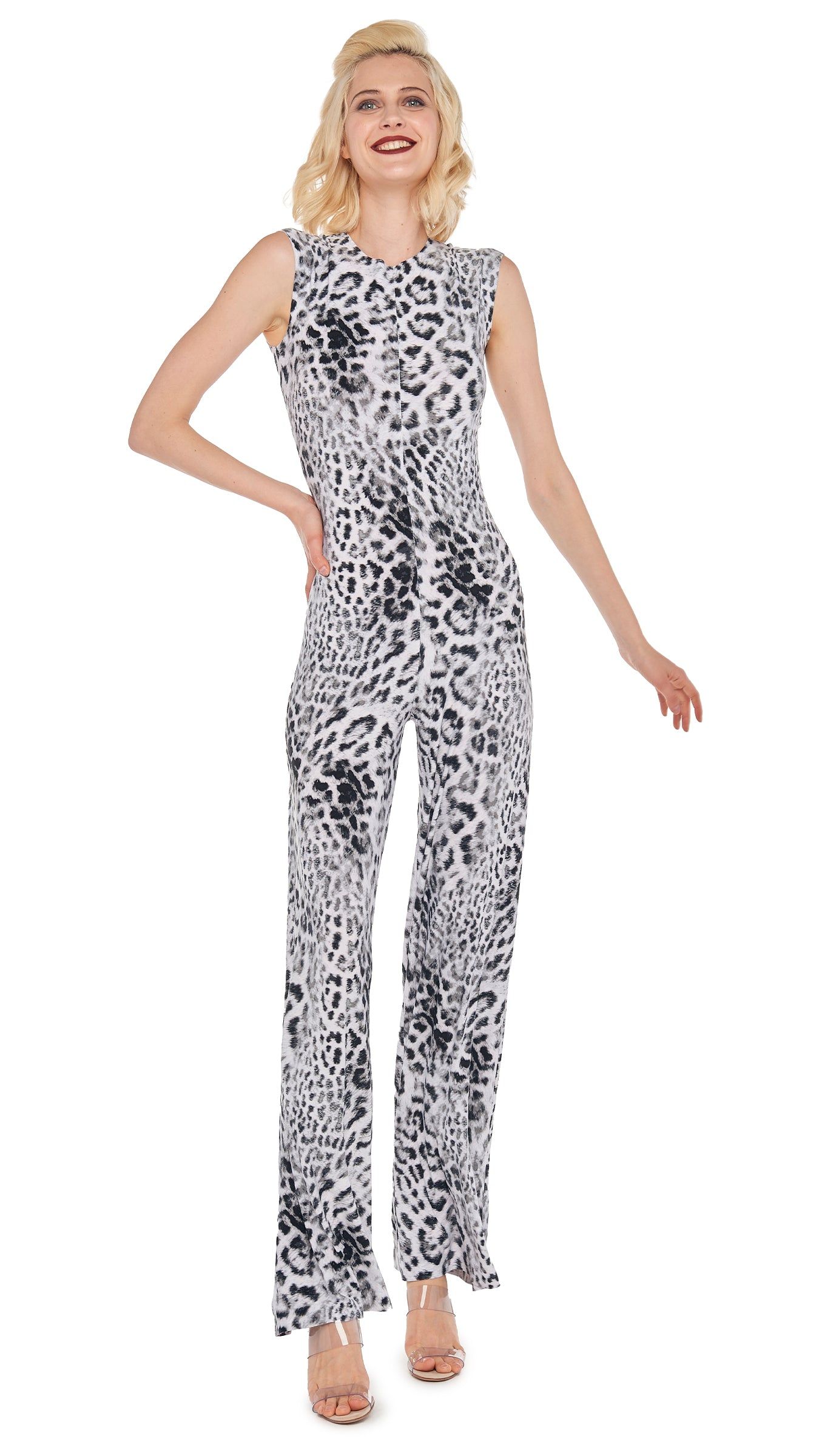 SLEEVELESS JUMPSUIT sold by Norma Kamali product image thumbnail 4