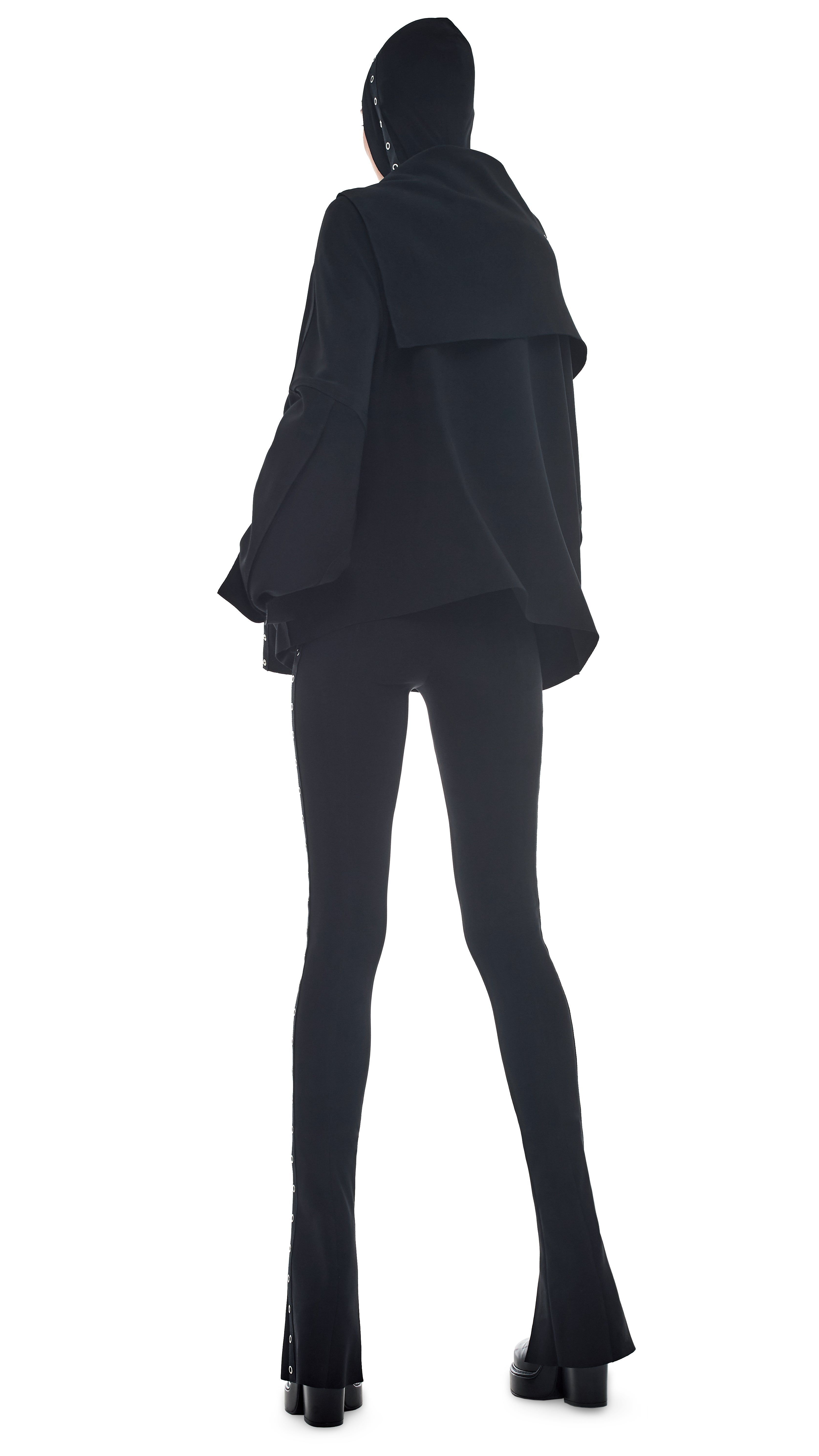 BONDED OS SIDE SNAP JACKET sold by Norma Kamali product image thumbnail 3