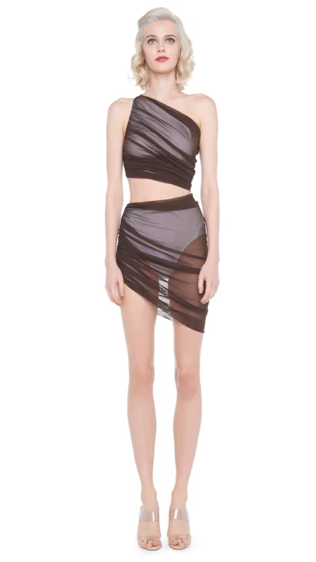 DIANA MINI SKIRT sold by Norma Kamali