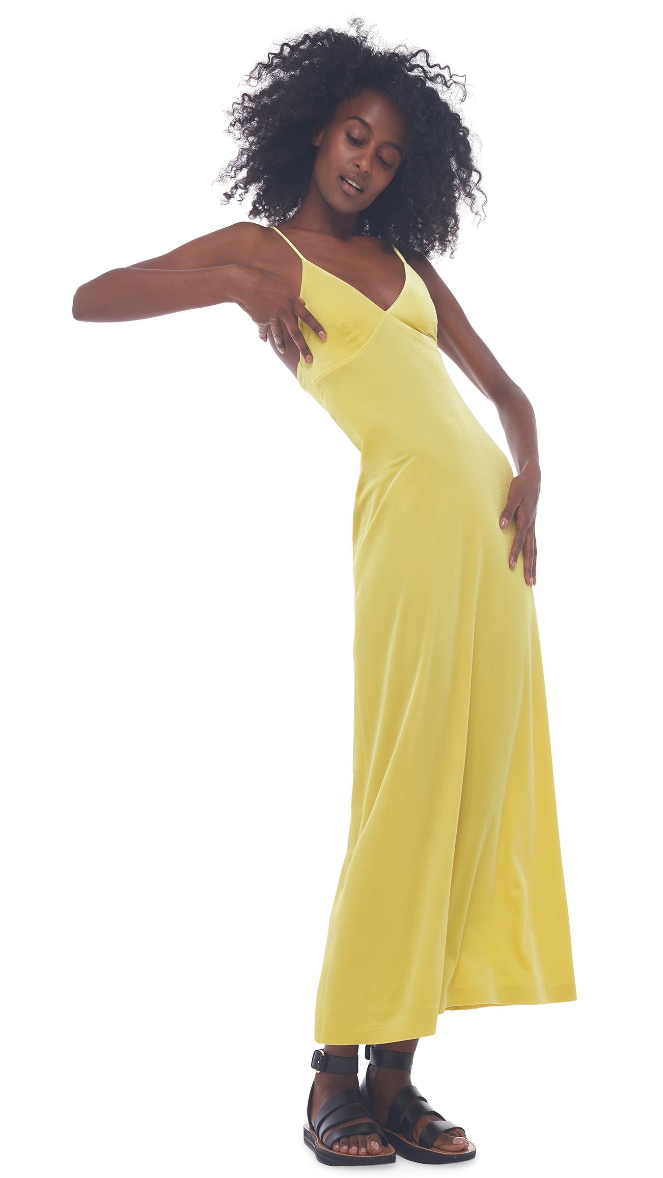 SLIP DRESS TO MIDCALF sold by Norma Kamali product image thumbnail 4