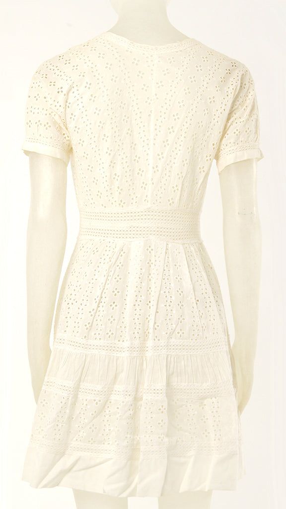 EYELET DRESS sold by Norma Kamali product image thumbnail 2
