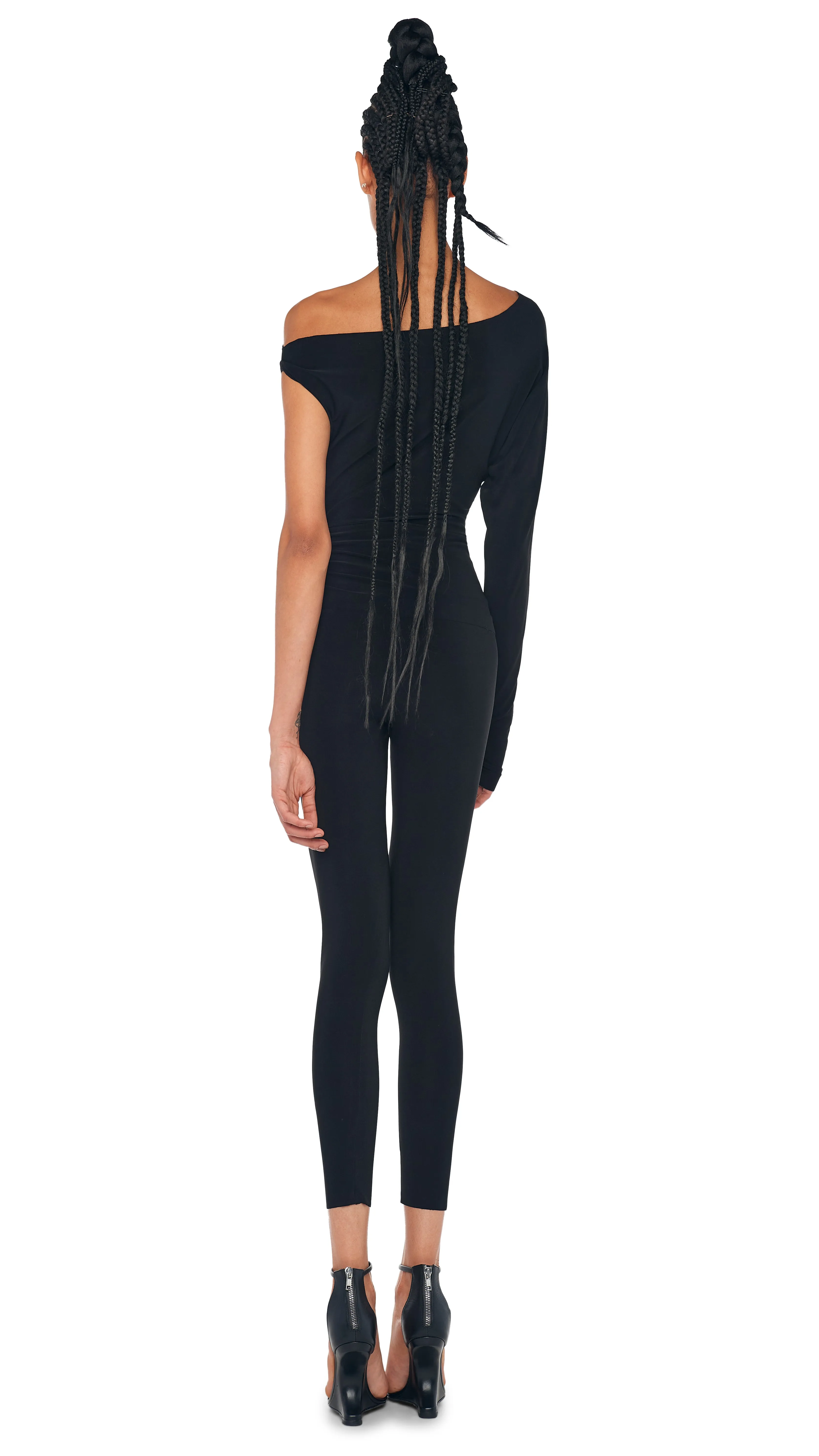 ONE SLEEVE DROP SHOULDER TOP sold by Norma Kamali product image thumbnail 3