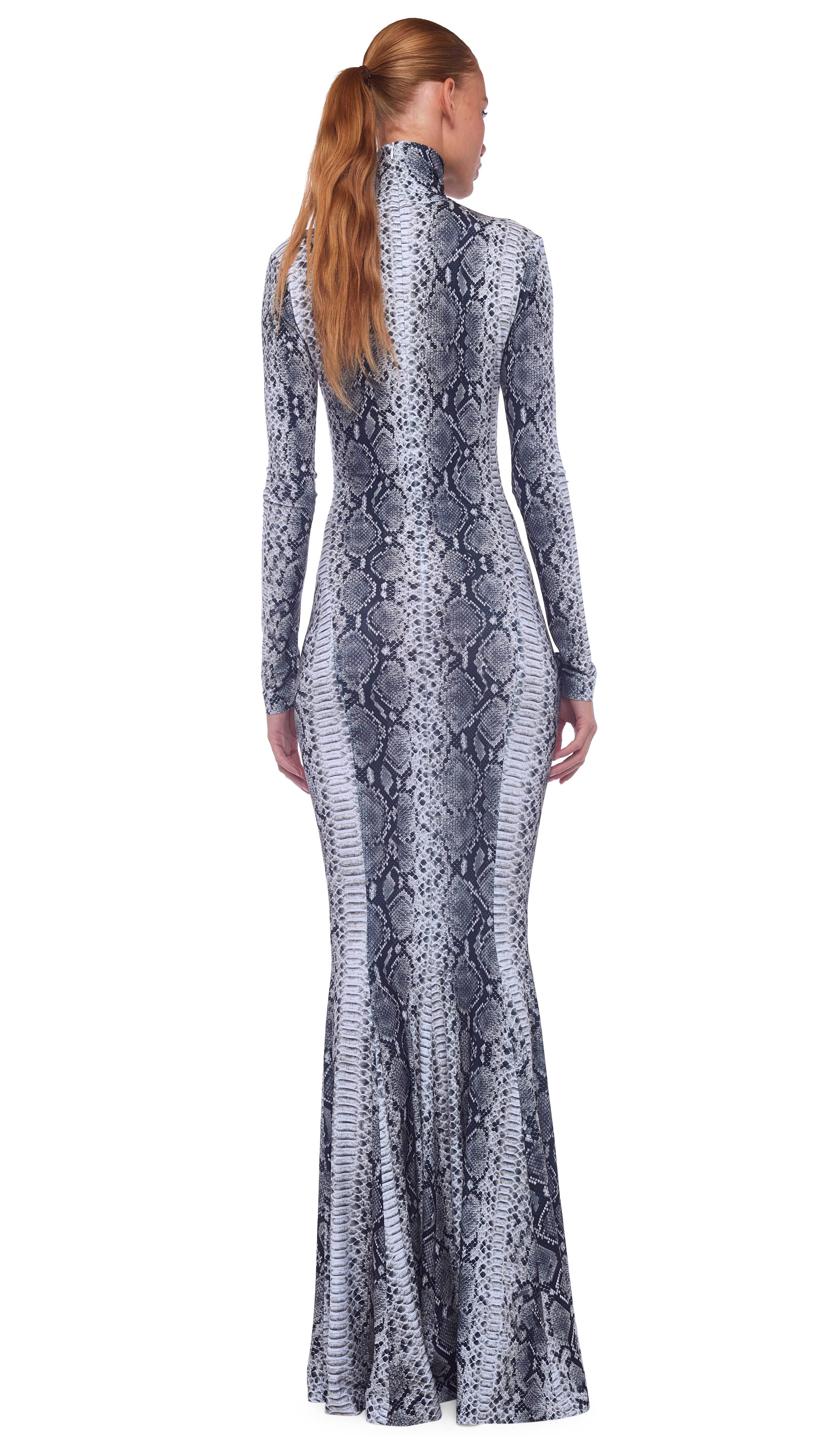 TURTLE FISHTAIL GOWN sold by Norma Kamali product image thumbnail 3