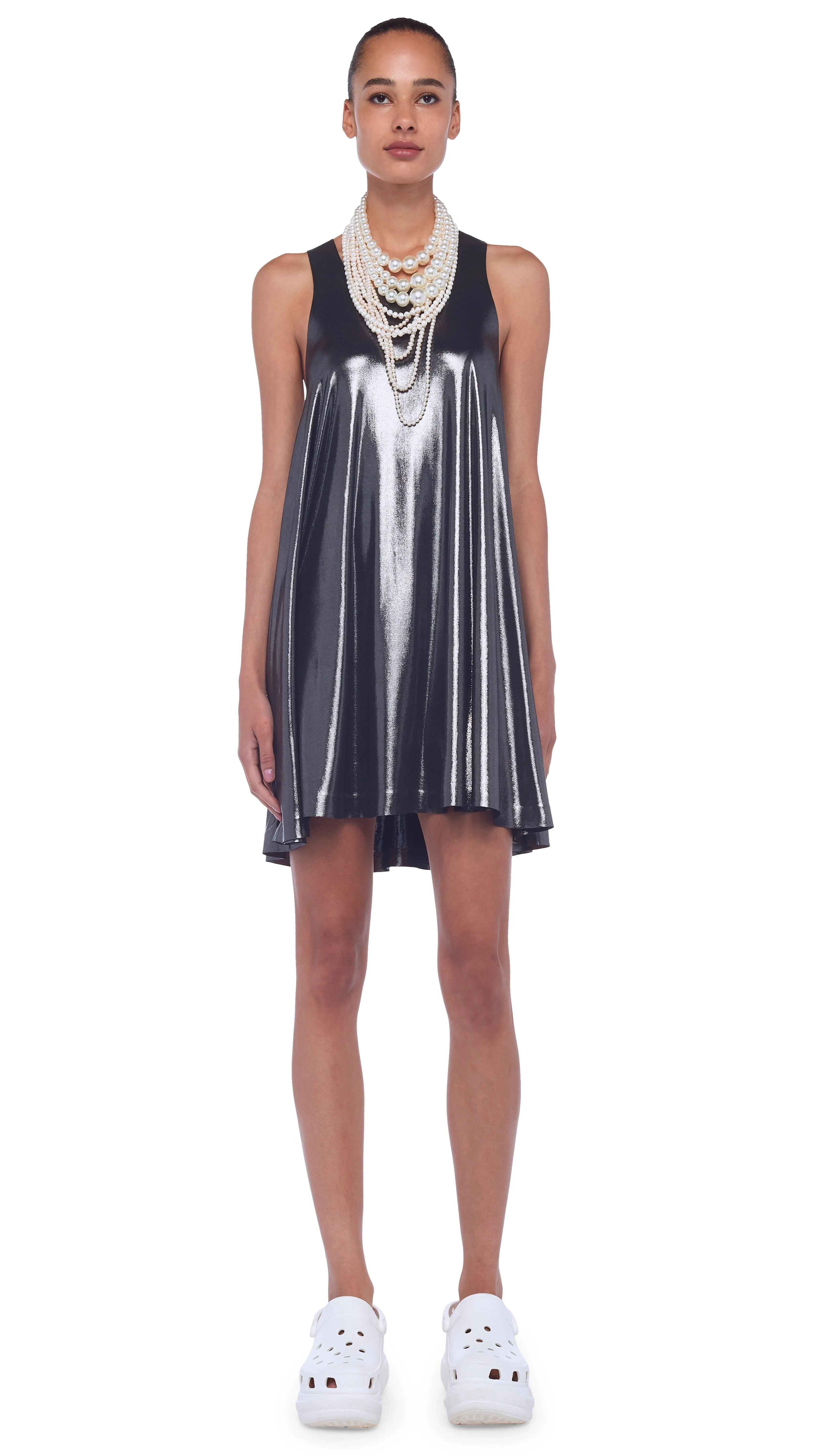 RACER SWING DRESS sold by Norma Kamali