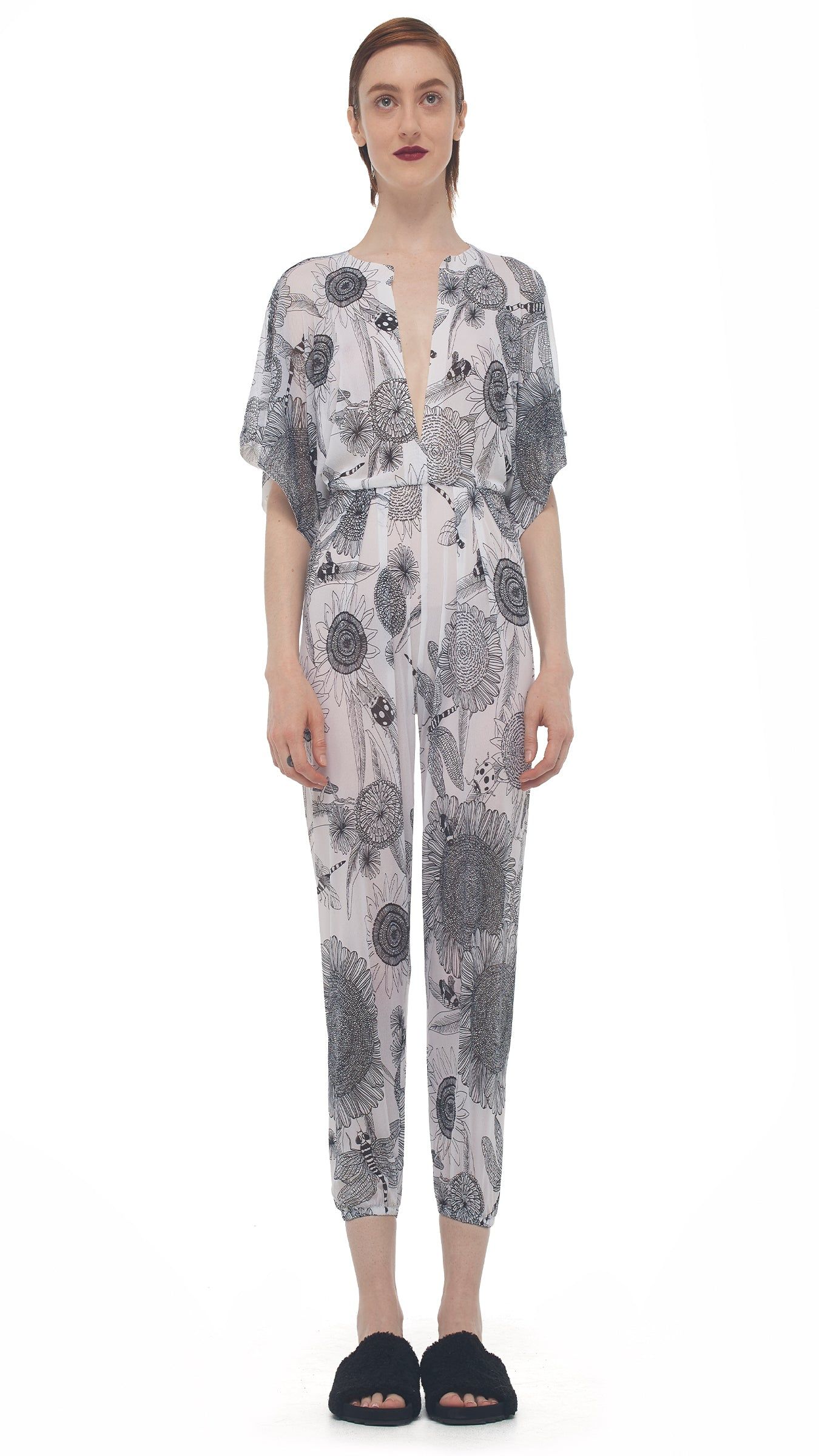 RECTANGLE JOG JUMPSUIT sold by Norma Kamali