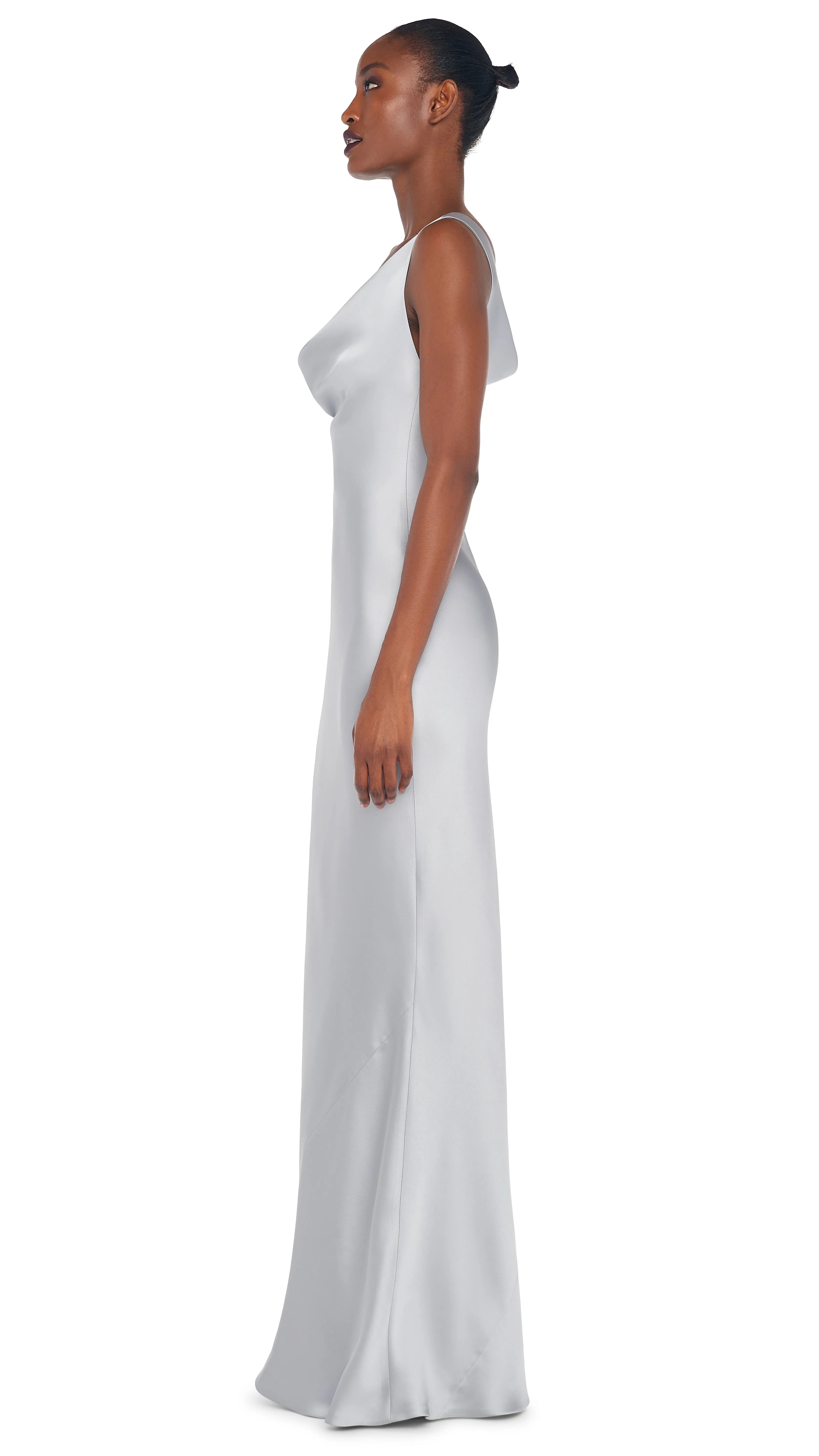 DEEP DRAPE NECK GOWN sold by Norma Kamali product image thumbnail 2