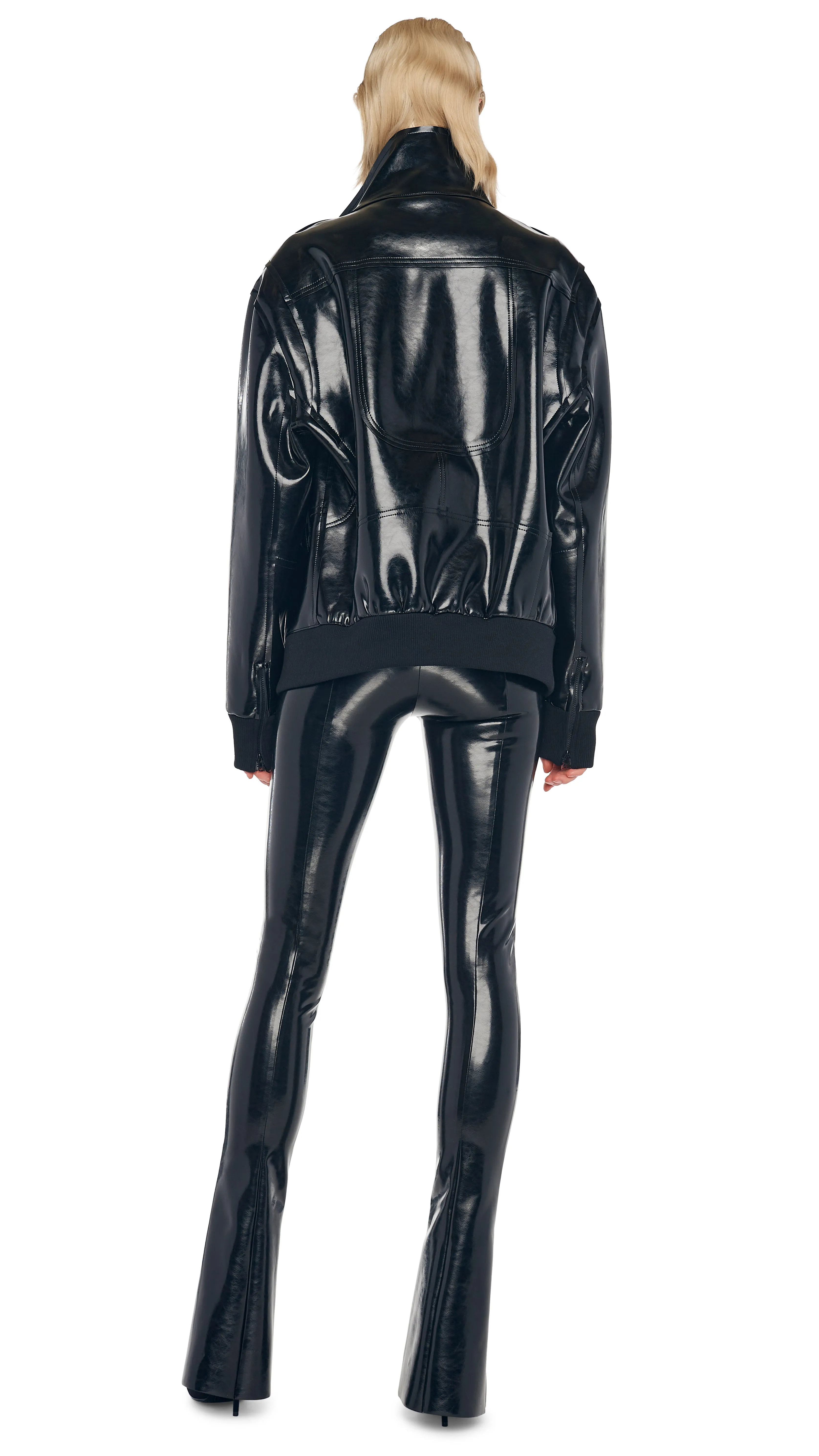 OVERSIZED MOTO JACKET sold by Norma Kamali product image thumbnail 3