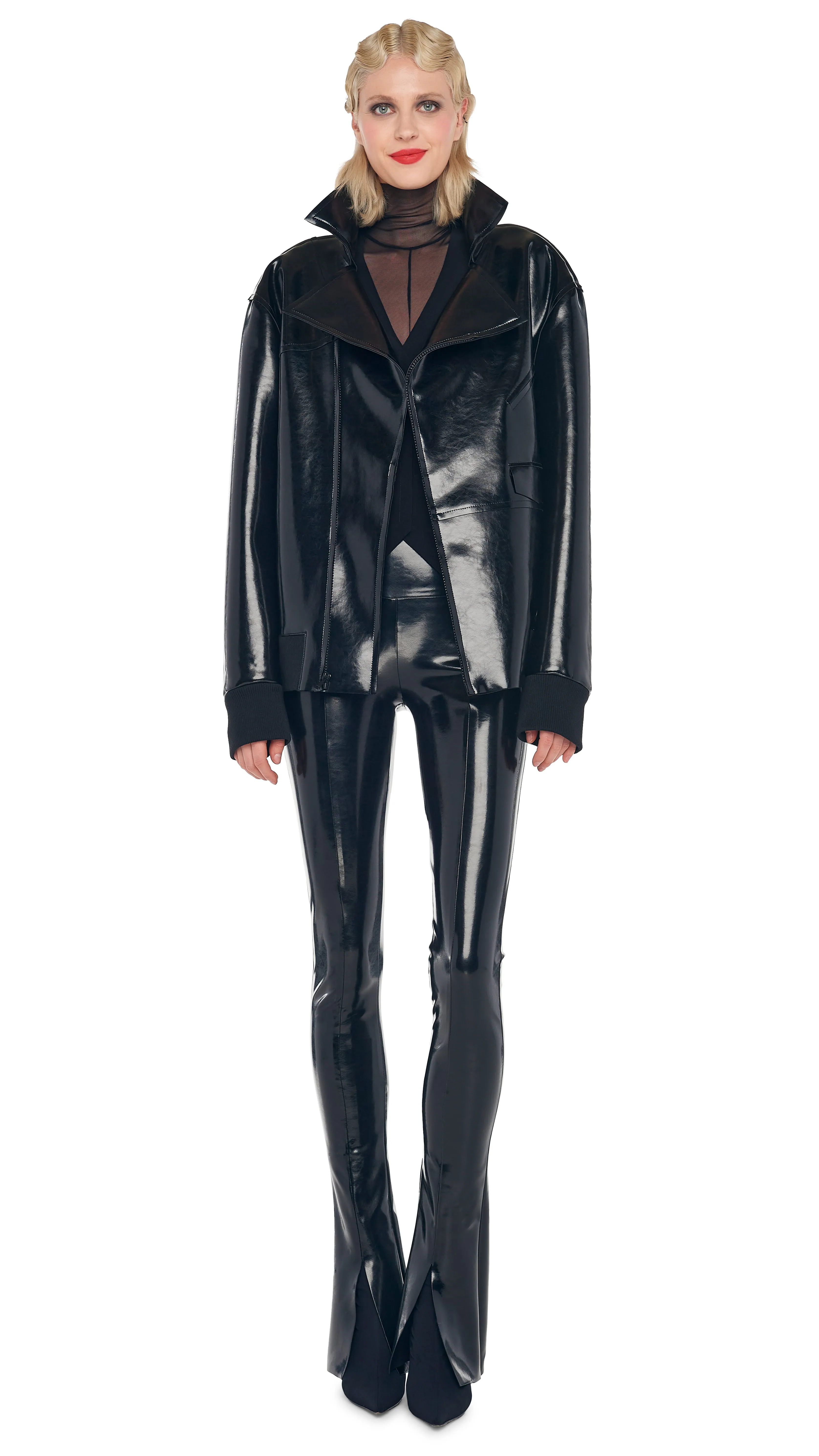 OVERSIZED MOTO JACKET sold by Norma Kamali