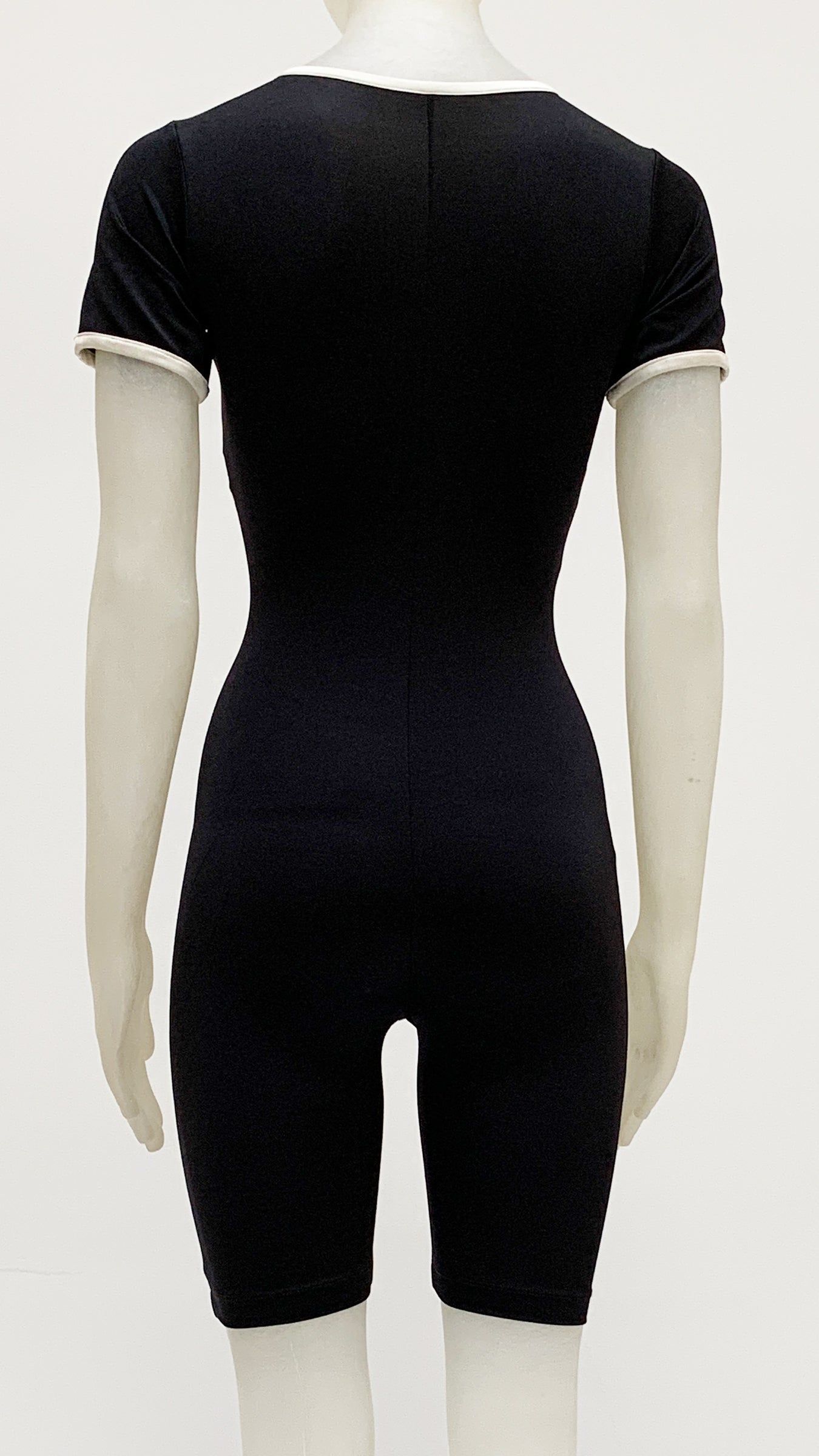 SHORT SLEEVE FITTED JUMPSHORT sold by Norma Kamali product image thumbnail 3