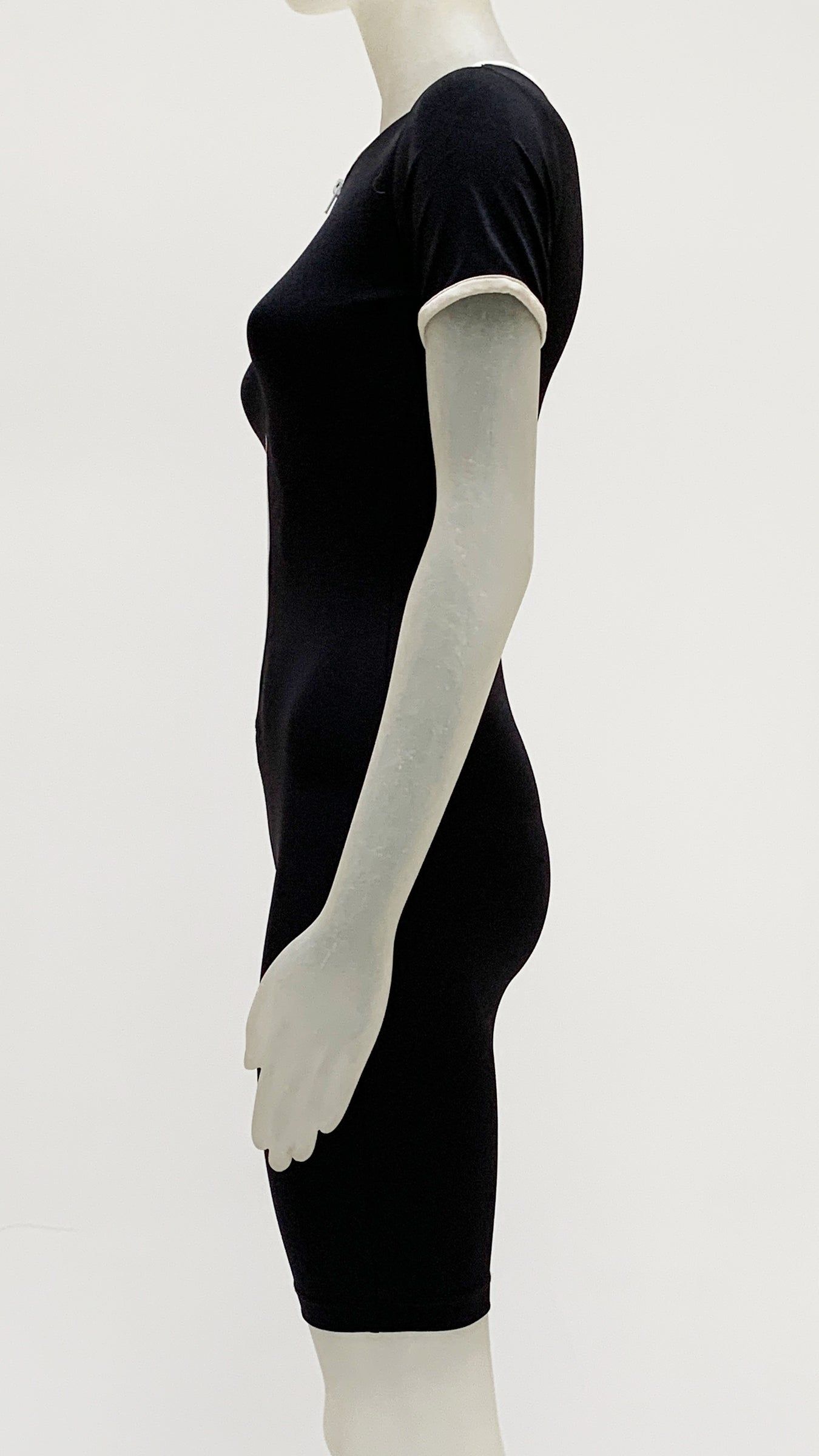 SHORT SLEEVE FITTED JUMPSHORT sold by Norma Kamali product image thumbnail 2