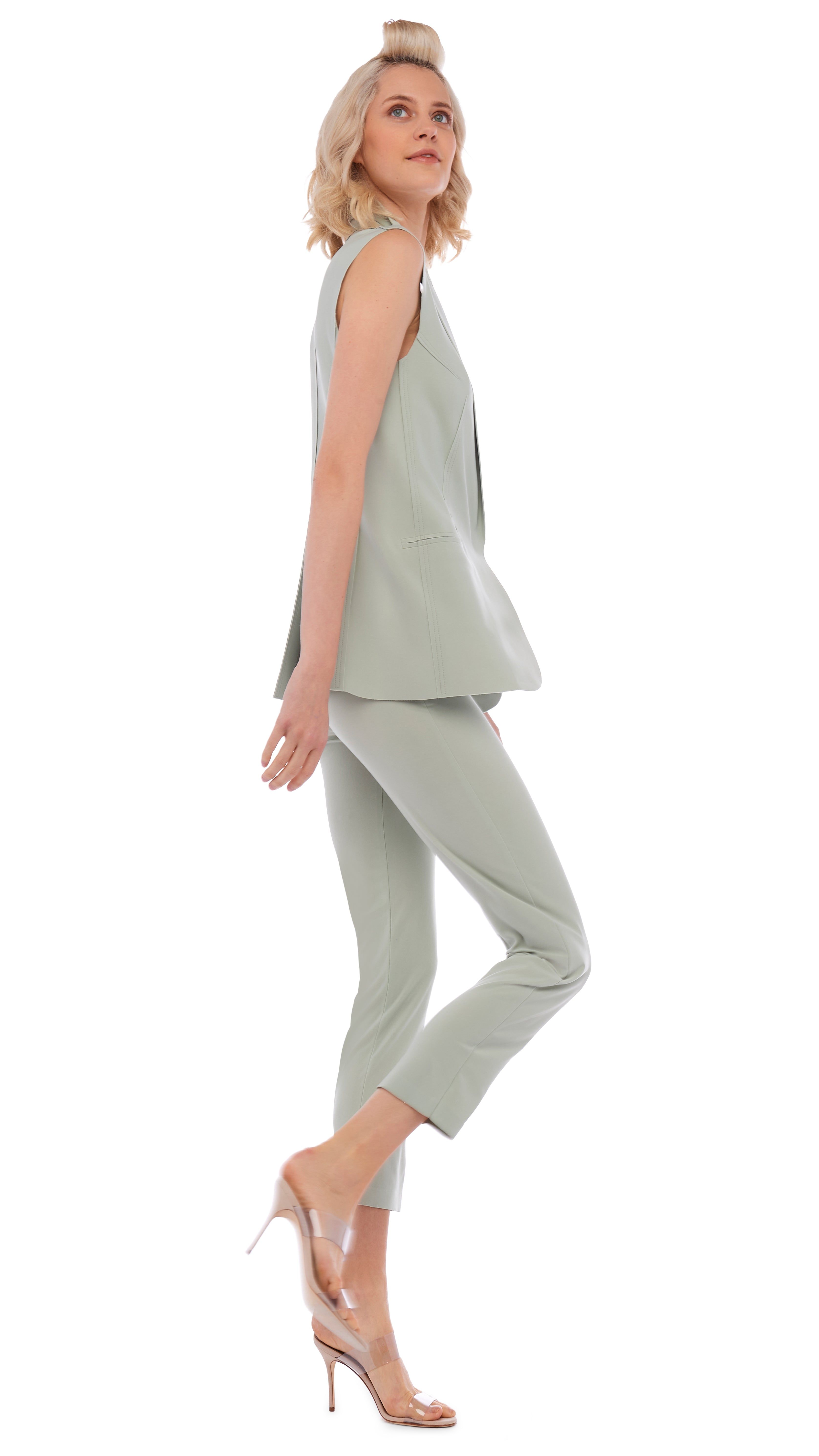 SLEEVELESS SB JACKET sold by Norma Kamali product image thumbnail 4