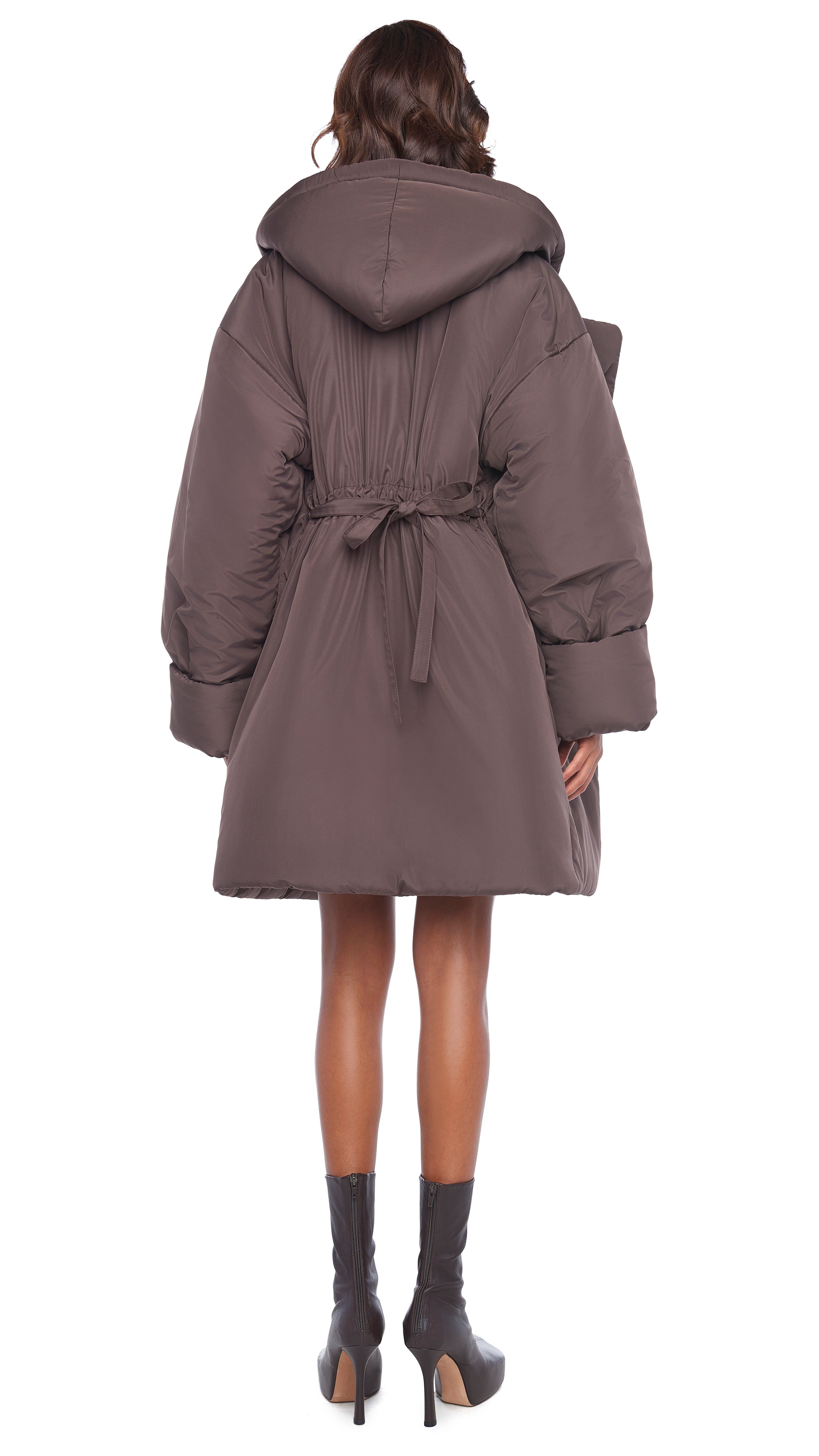 HOODED SLEEPING BAG CAR COAT sold by Norma Kamali product image thumbnail 3