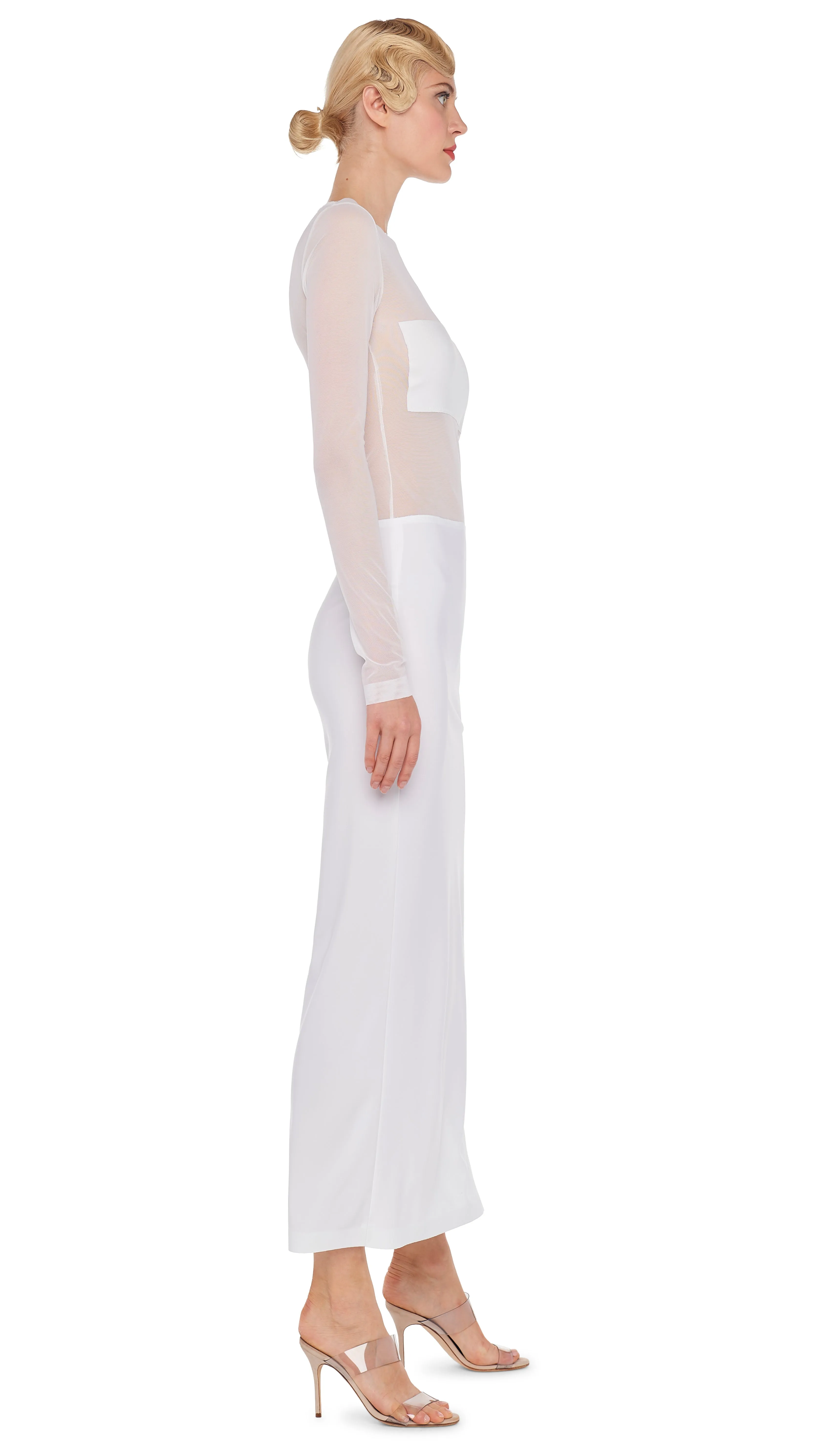 DASH DASH SIDE SLIT GOWN sold by Norma Kamali product image thumbnail 4