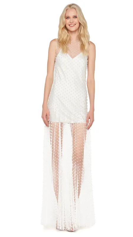 SLEEVELESS FLARED GOWN sold by Norma Kamali