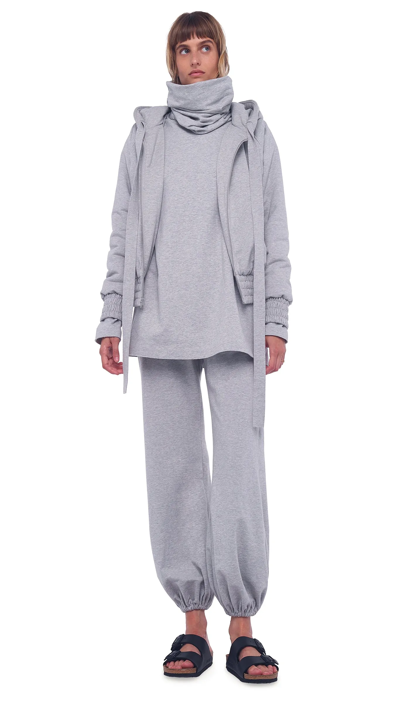 BF PUFF JOG PANT sold by Norma Kamali product image thumbnail 3